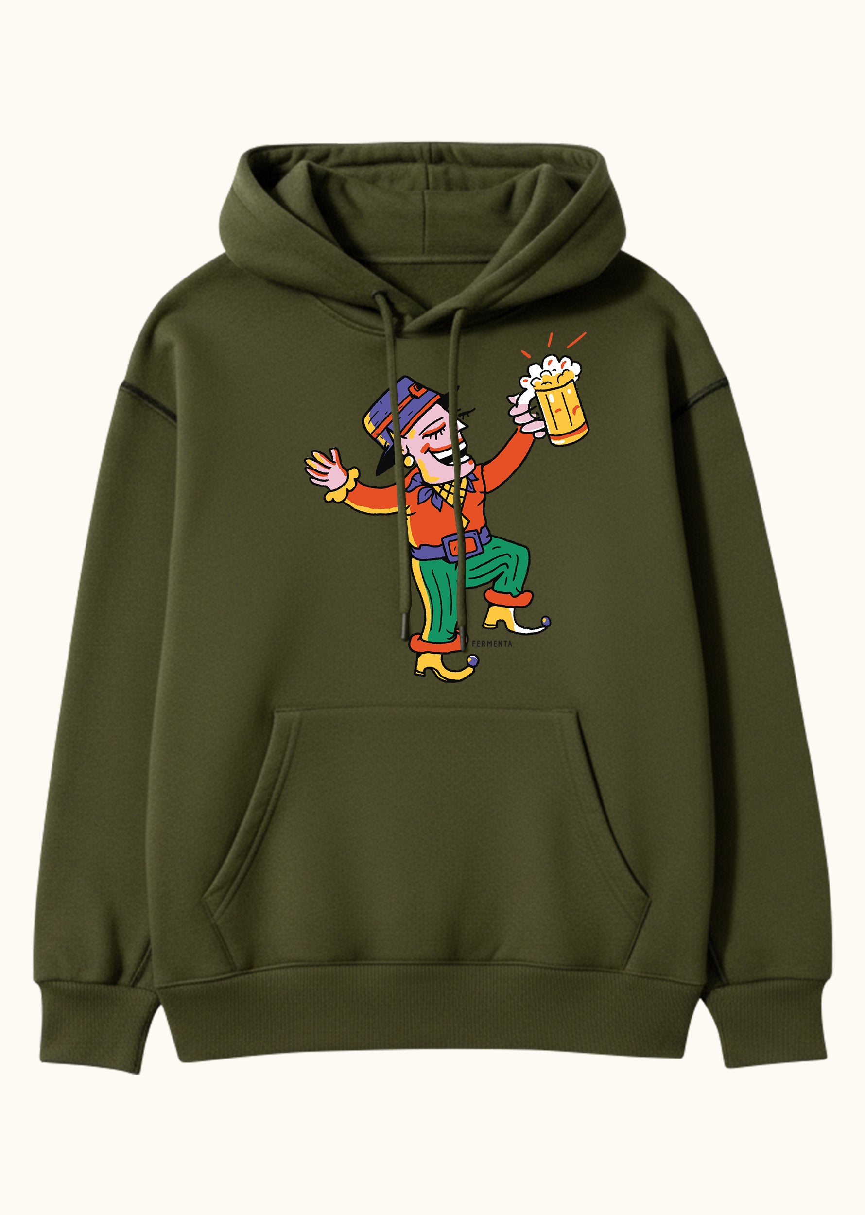 Bize Her Ay October, Oversize Unisex Kapüşonlu Sweatshirt