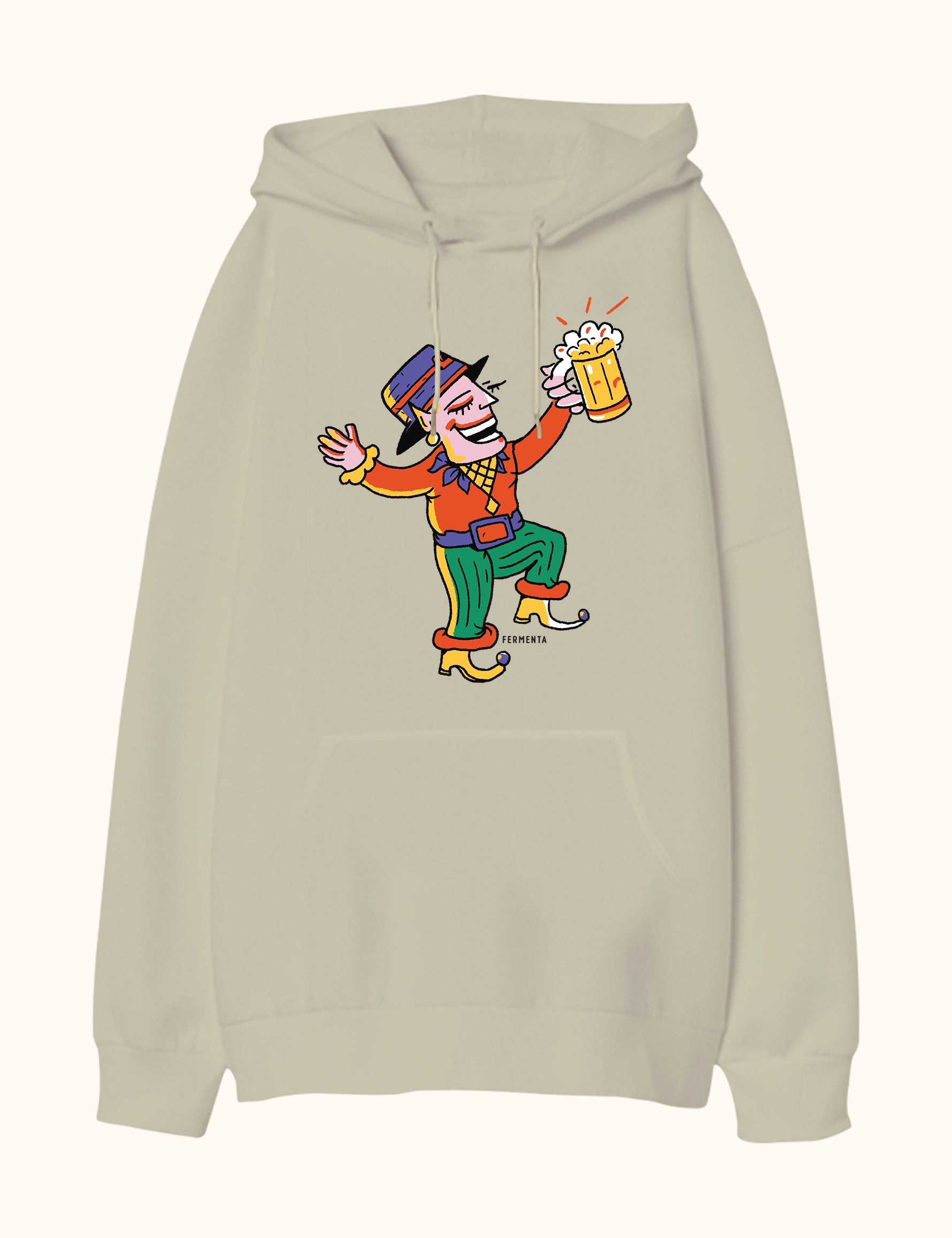 Bize Her Ay October, Oversize Unisex Kapüşonlu Sweatshirt