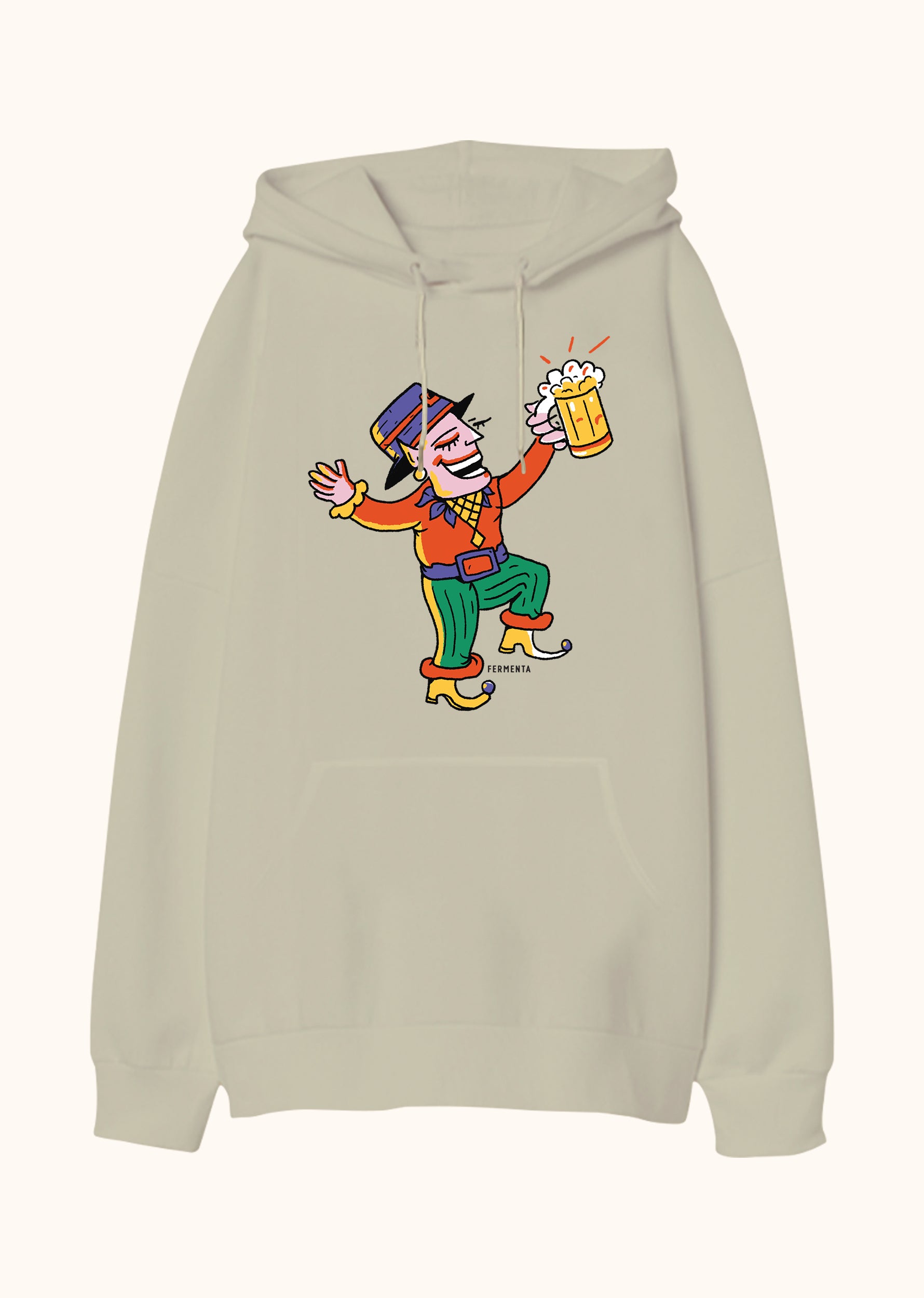 Bize Her Ay October, Oversize Unisex Kapüşonlu Sweatshirt