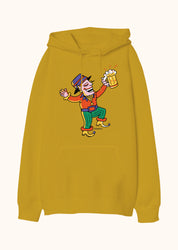 Bize Her Ay October, Oversize Unisex Kapüşonlu Sweatshirt