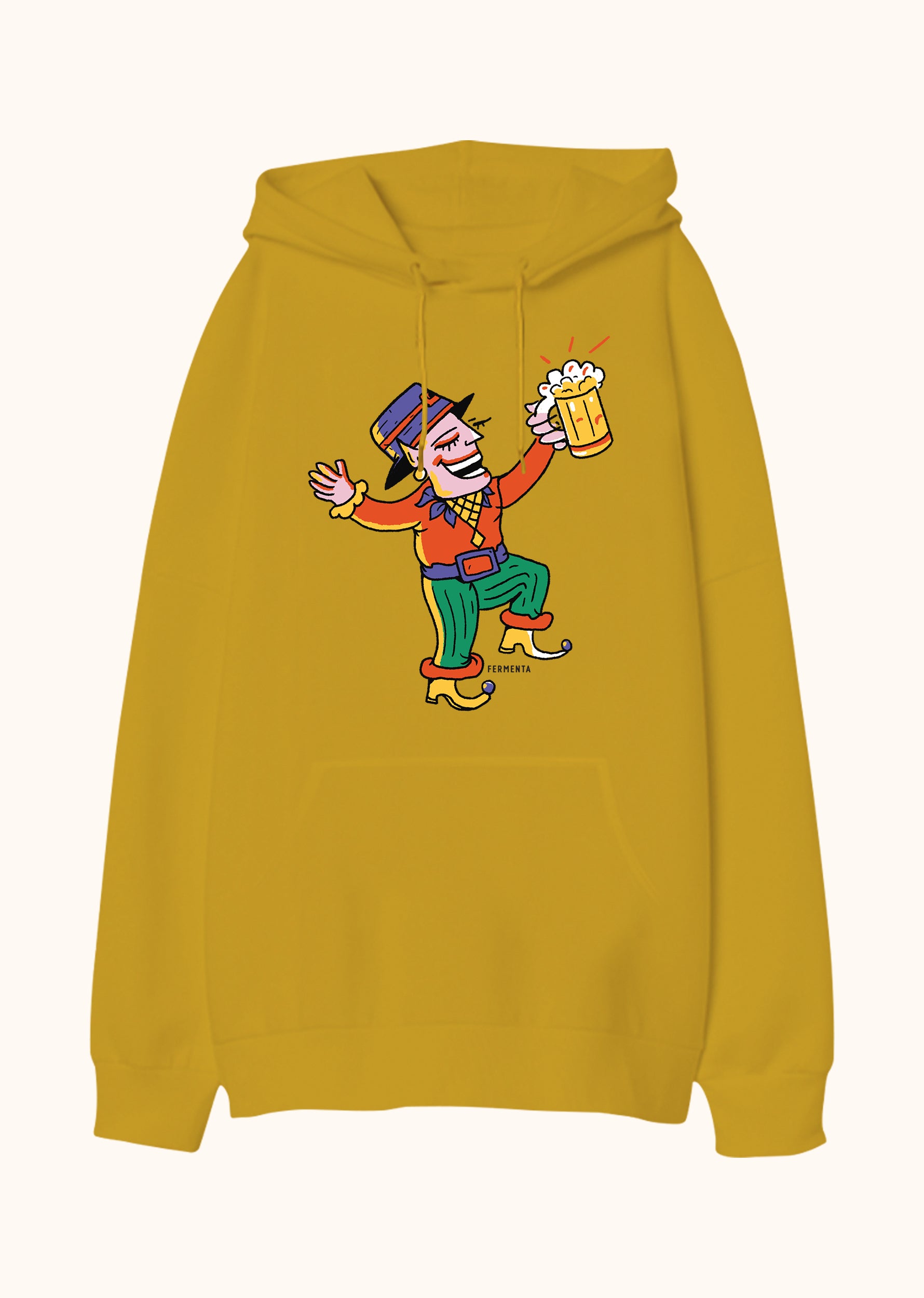 Bize Her Ay October, Oversize Unisex Kapüşonlu Sweatshirt