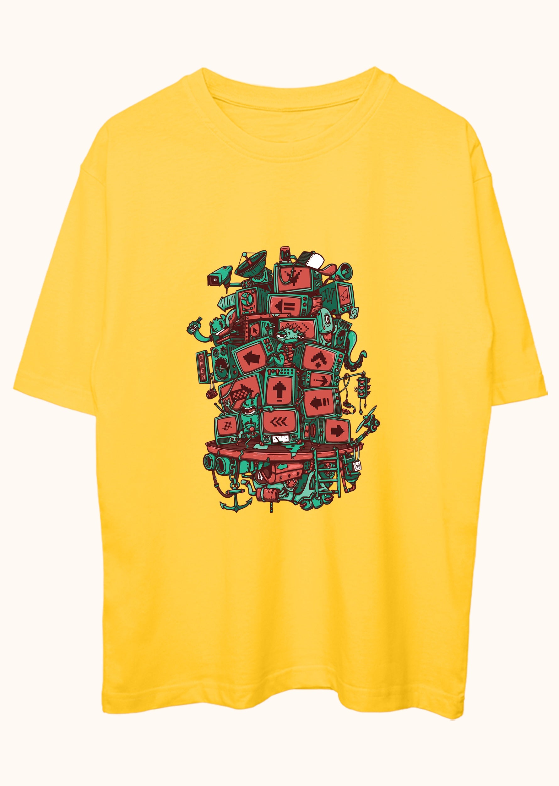 Screen Tower, Oversize Tişört