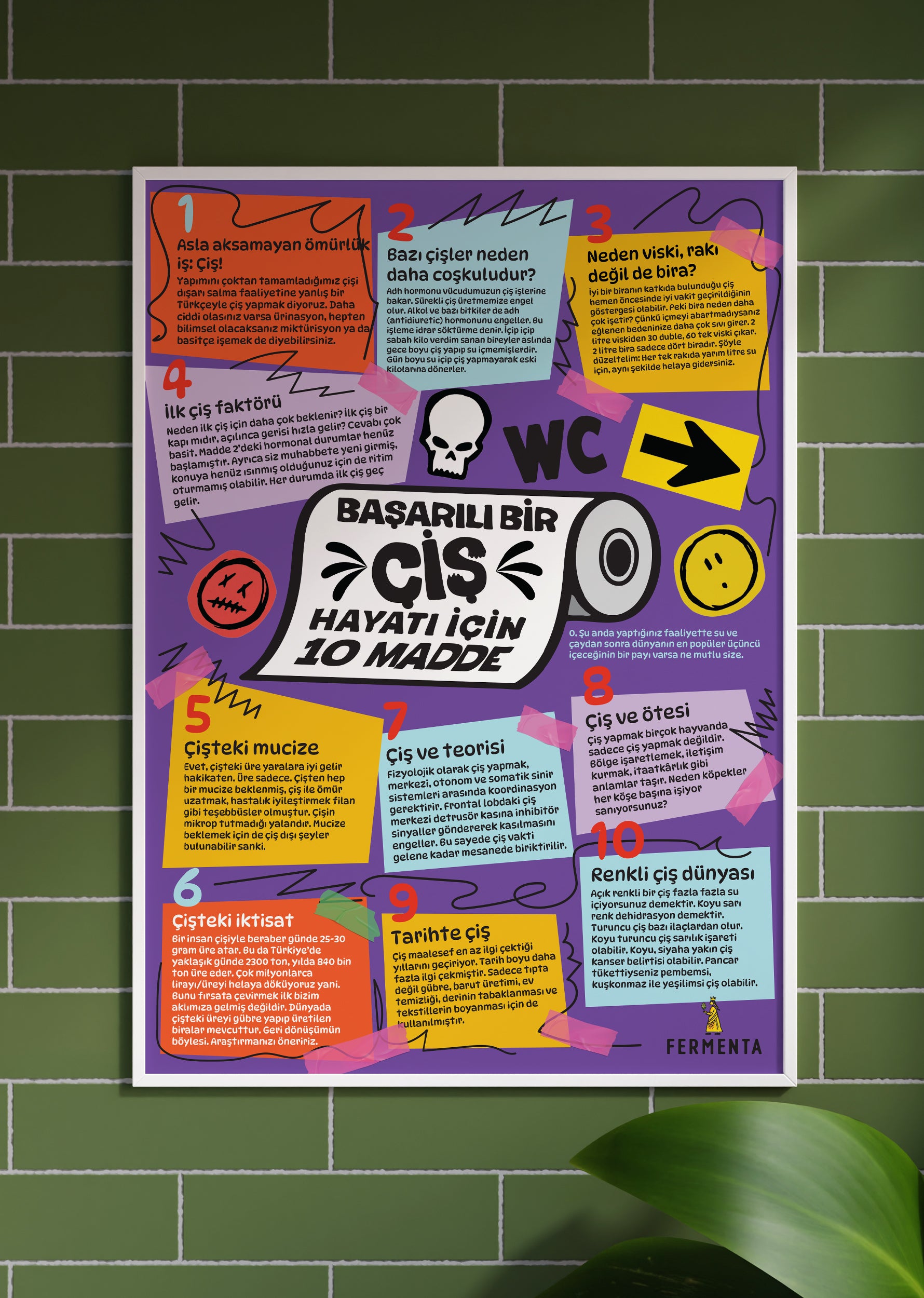 Başarılı bir çiş hayatı için 10 madde, Poster