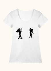 Cupid, Geniş Yaka Tişört