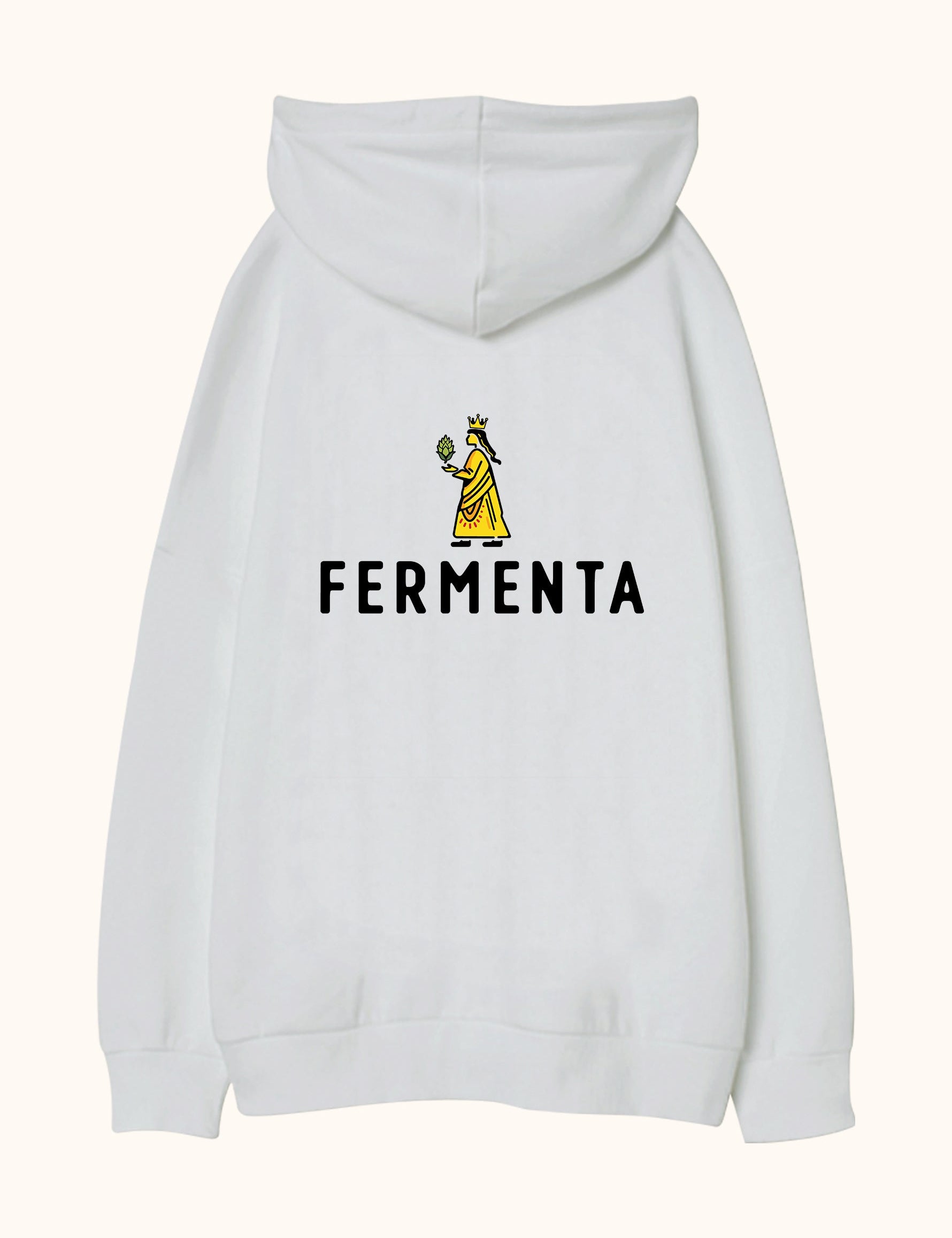 Fermenta, Oversize Unisex Kapüşonlu Sweatshirt