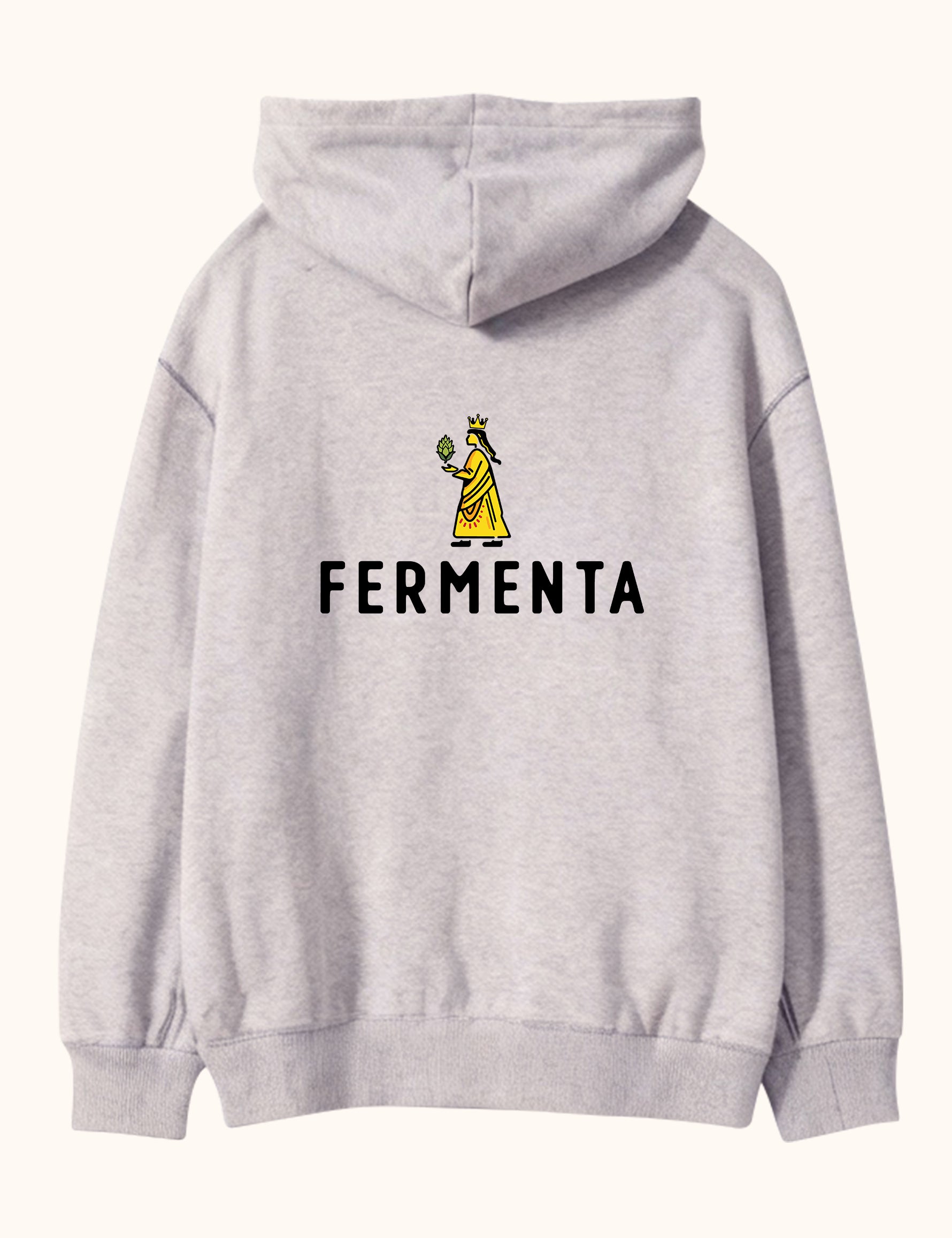 Fermenta, Oversize Unisex Kapüşonlu Sweatshirt