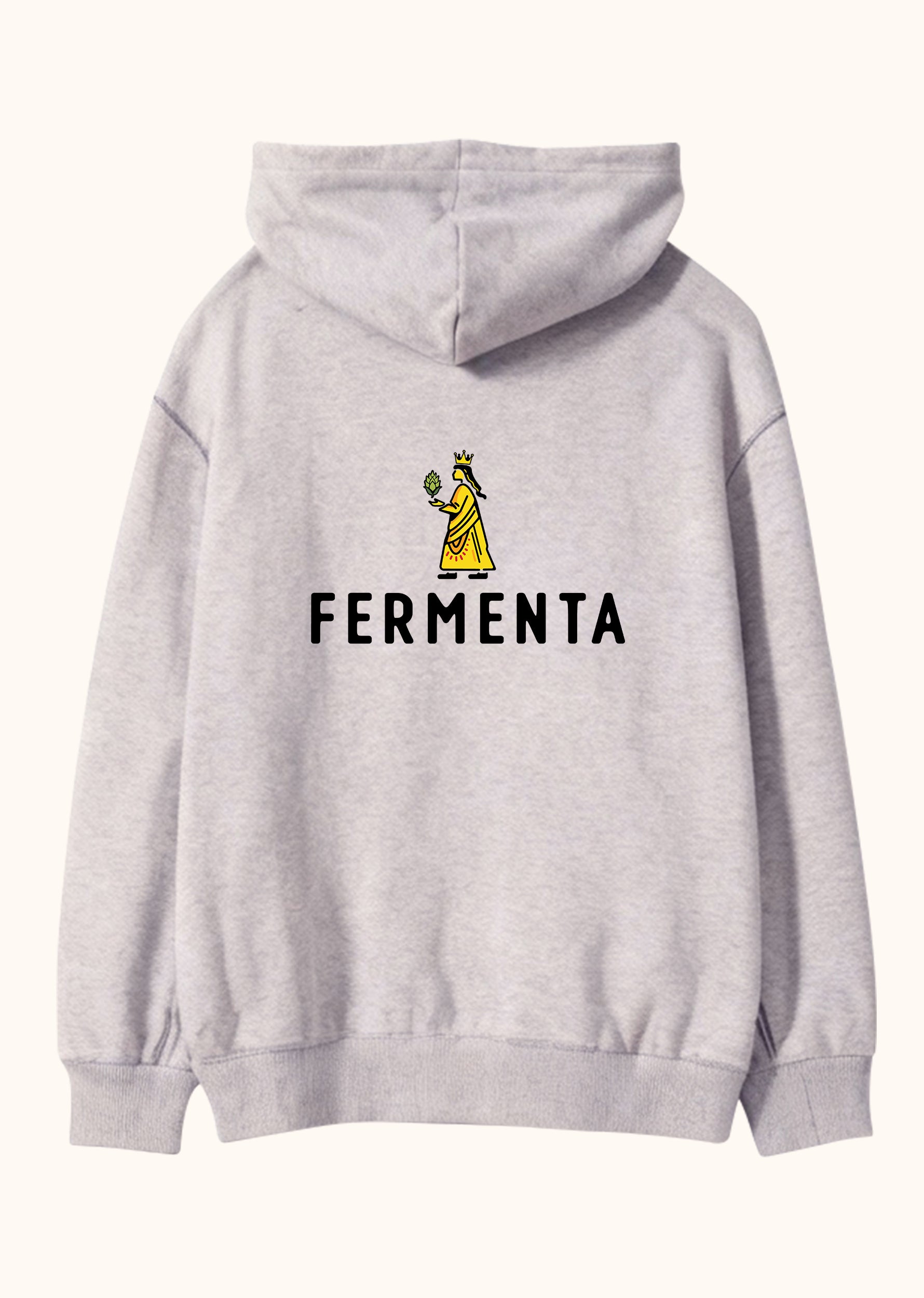 Fermenta, Oversize Unisex Kapüşonlu Sweatshirt
