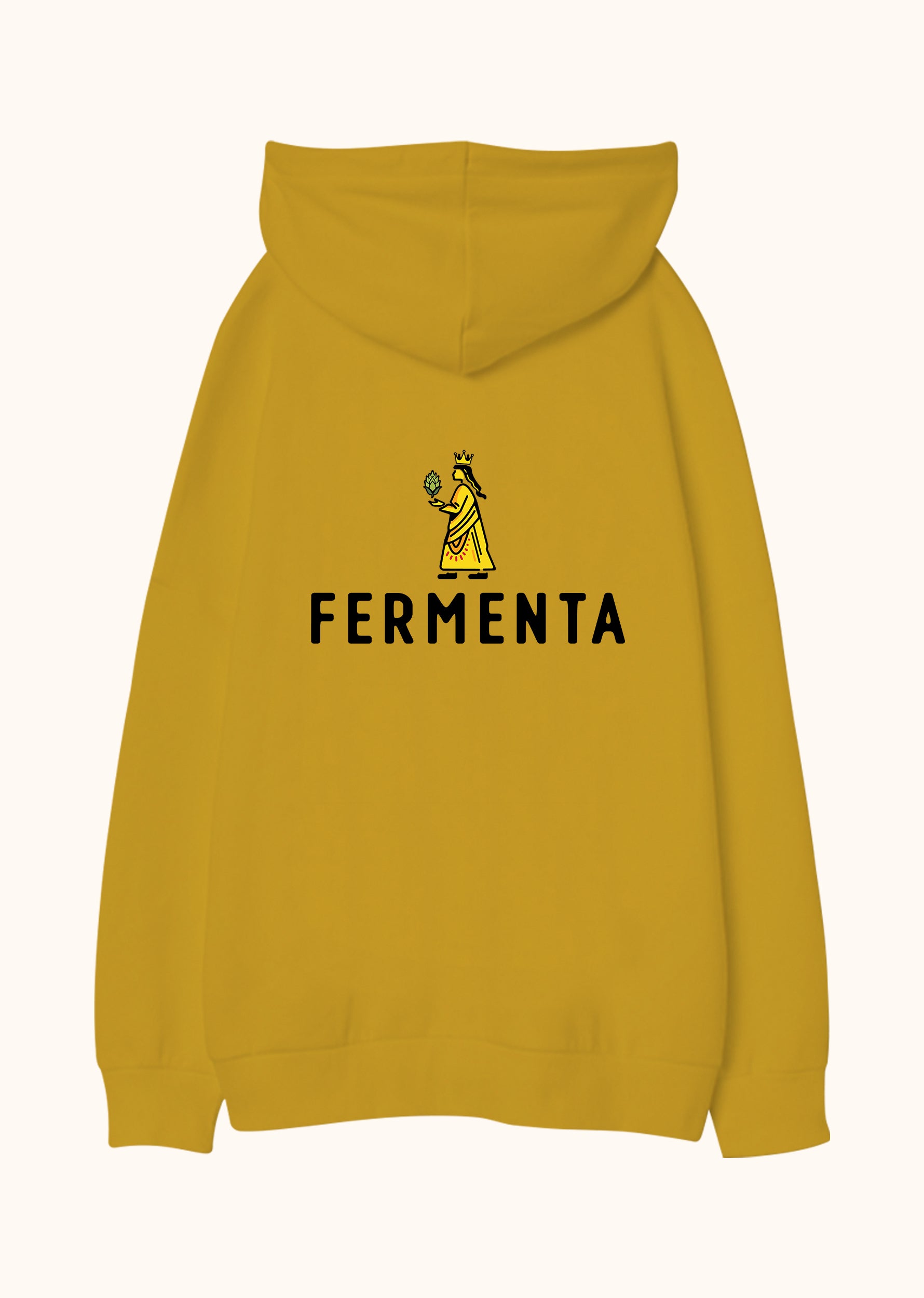 Fermenta, Oversize Unisex Kapüşonlu Sweatshirt