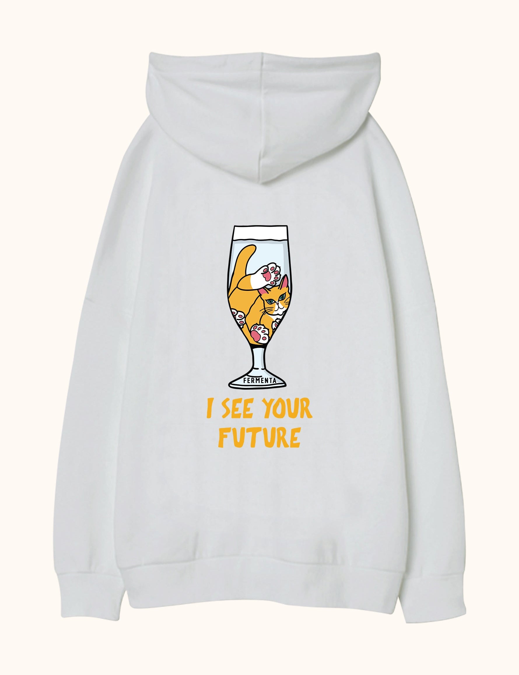 I see your future, Oversize Unisex Kapüşonlu Sweatshirt