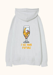I see your future, Oversize Unisex Kapüşonlu Sweatshirt