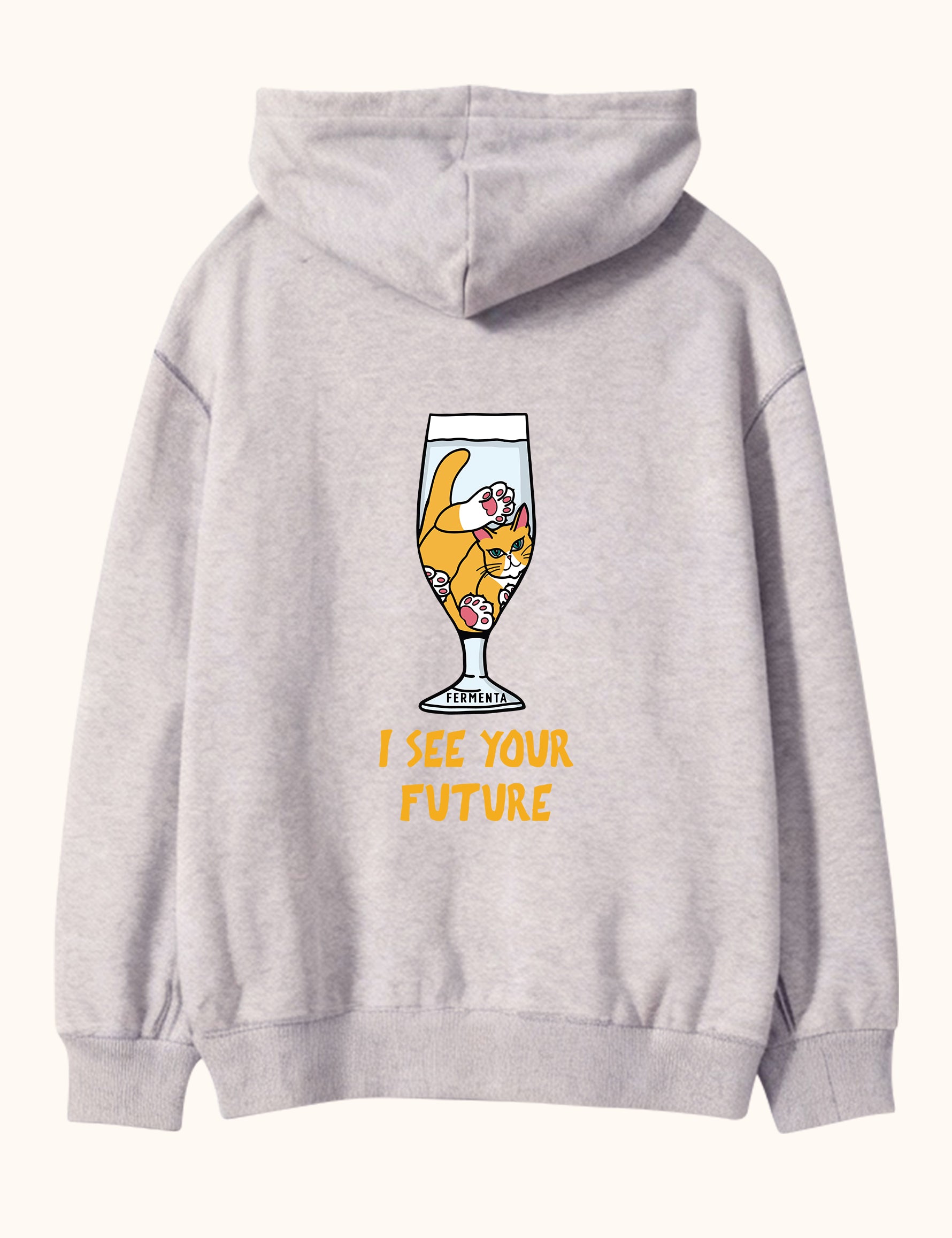 I see your future, Oversize Unisex Kapüşonlu Sweatshirt