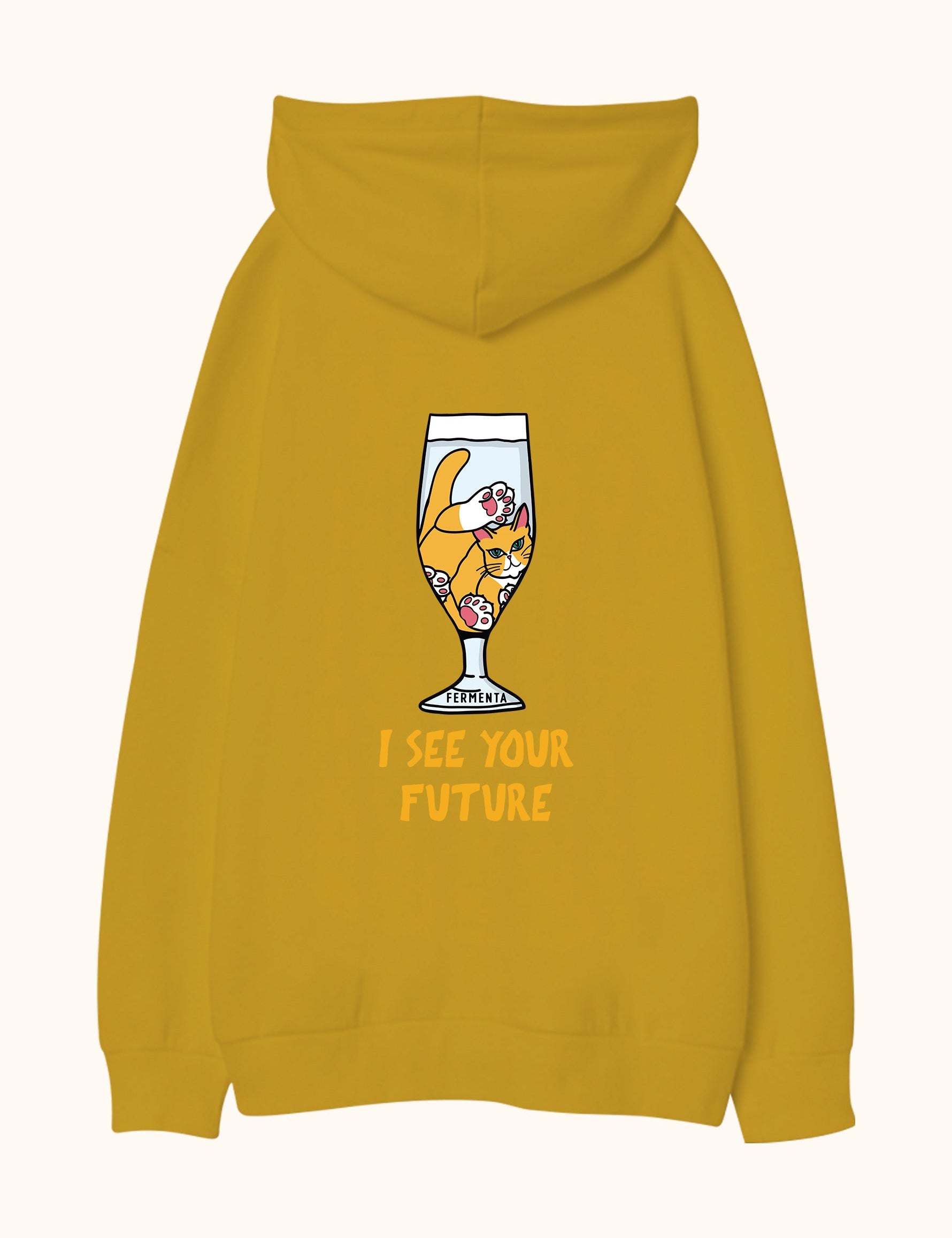 I see your future, Oversize Unisex Kapüşonlu Sweatshirt