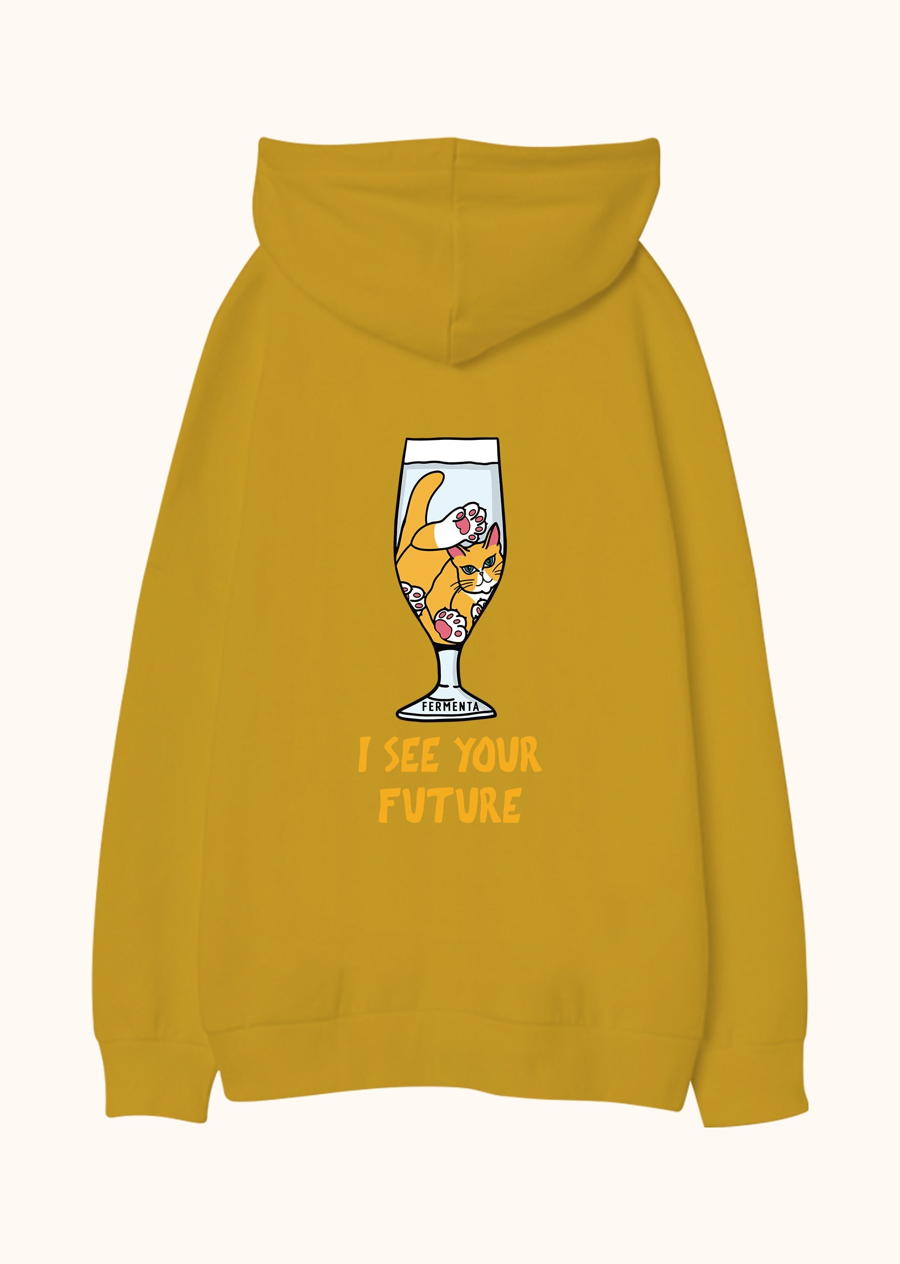 I see your future, Oversize Unisex Kapüşonlu Sweatshirt