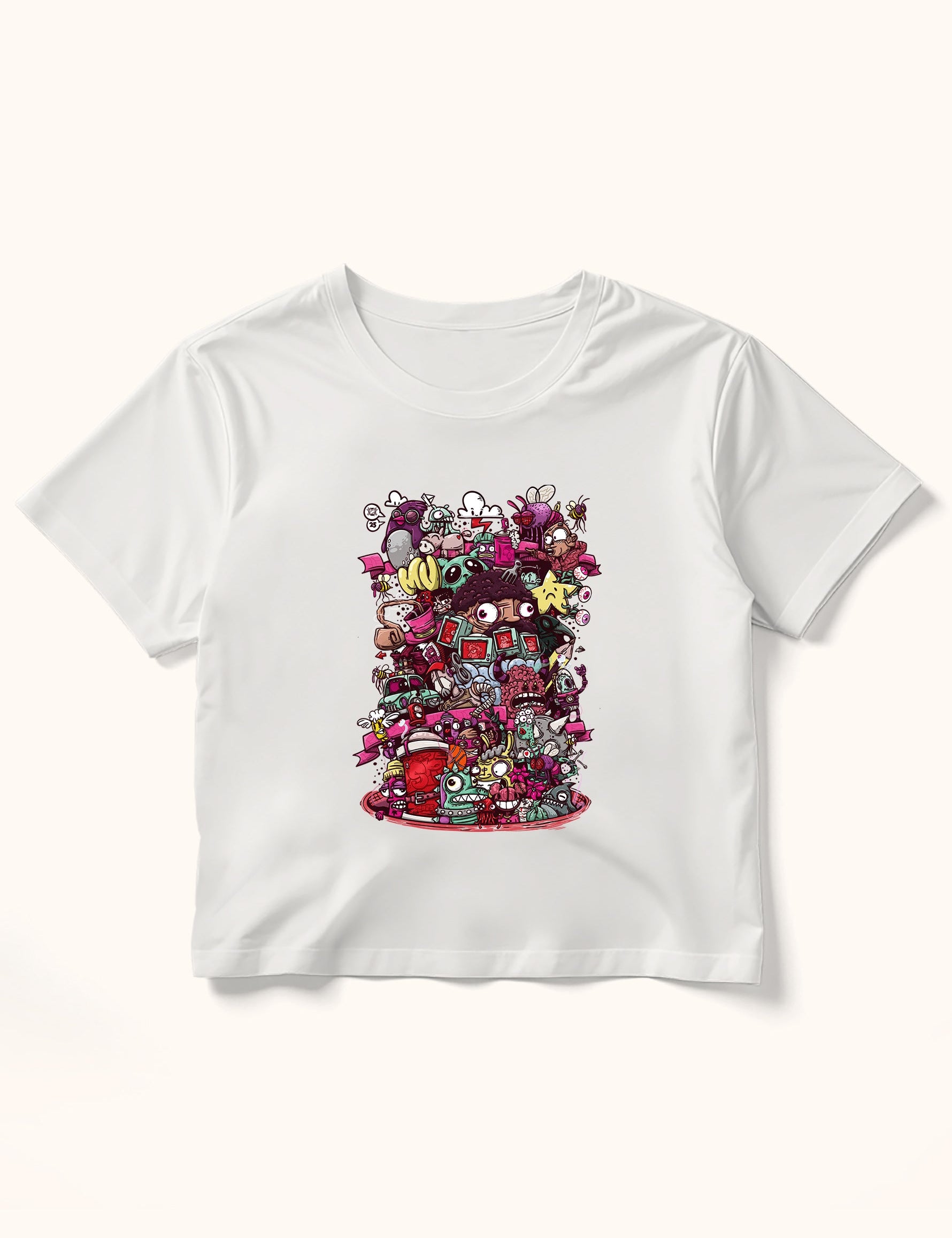 Illustrated Deliriums, Crop Tişört