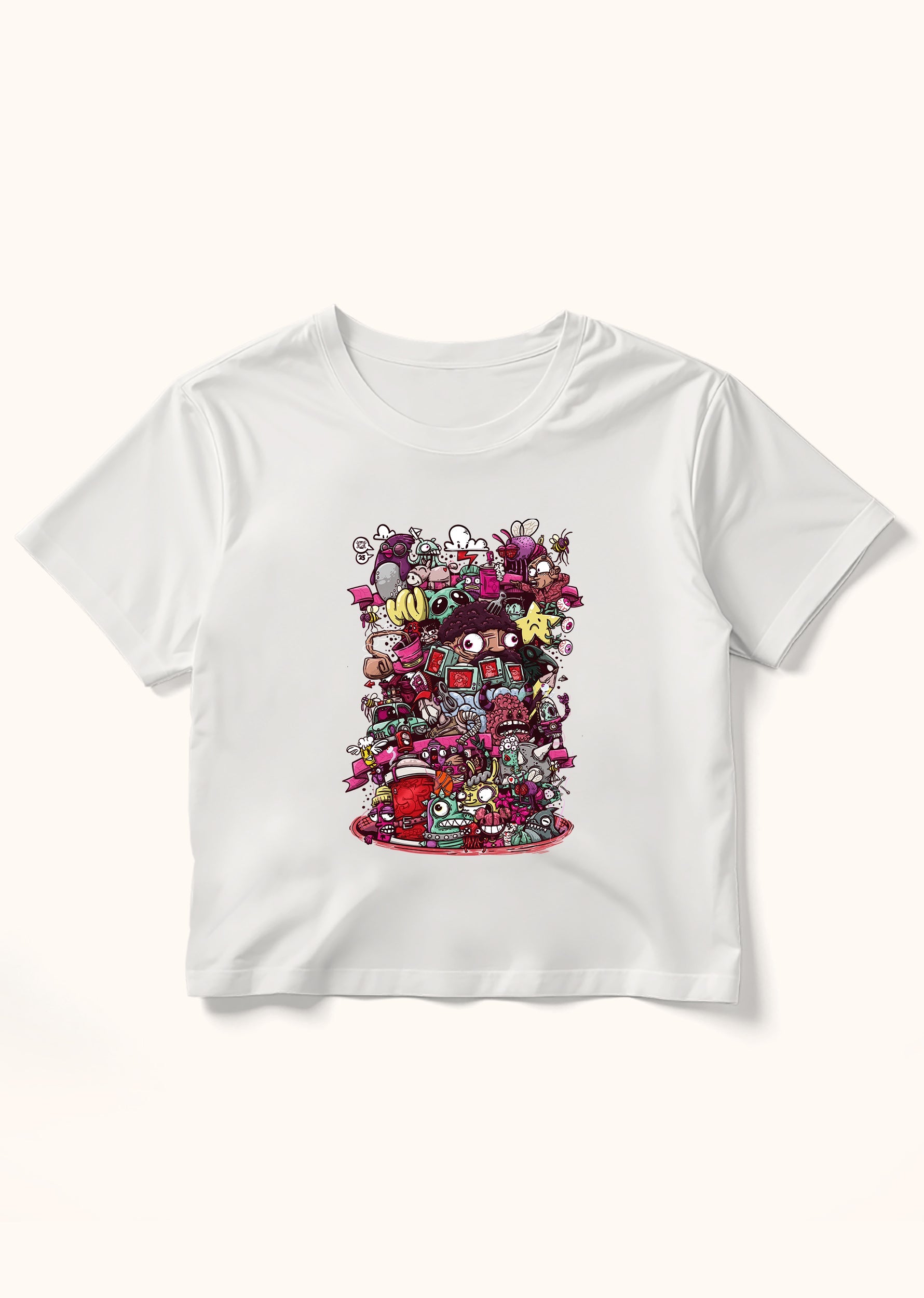 Illustrated Deliriums, Crop Tişört