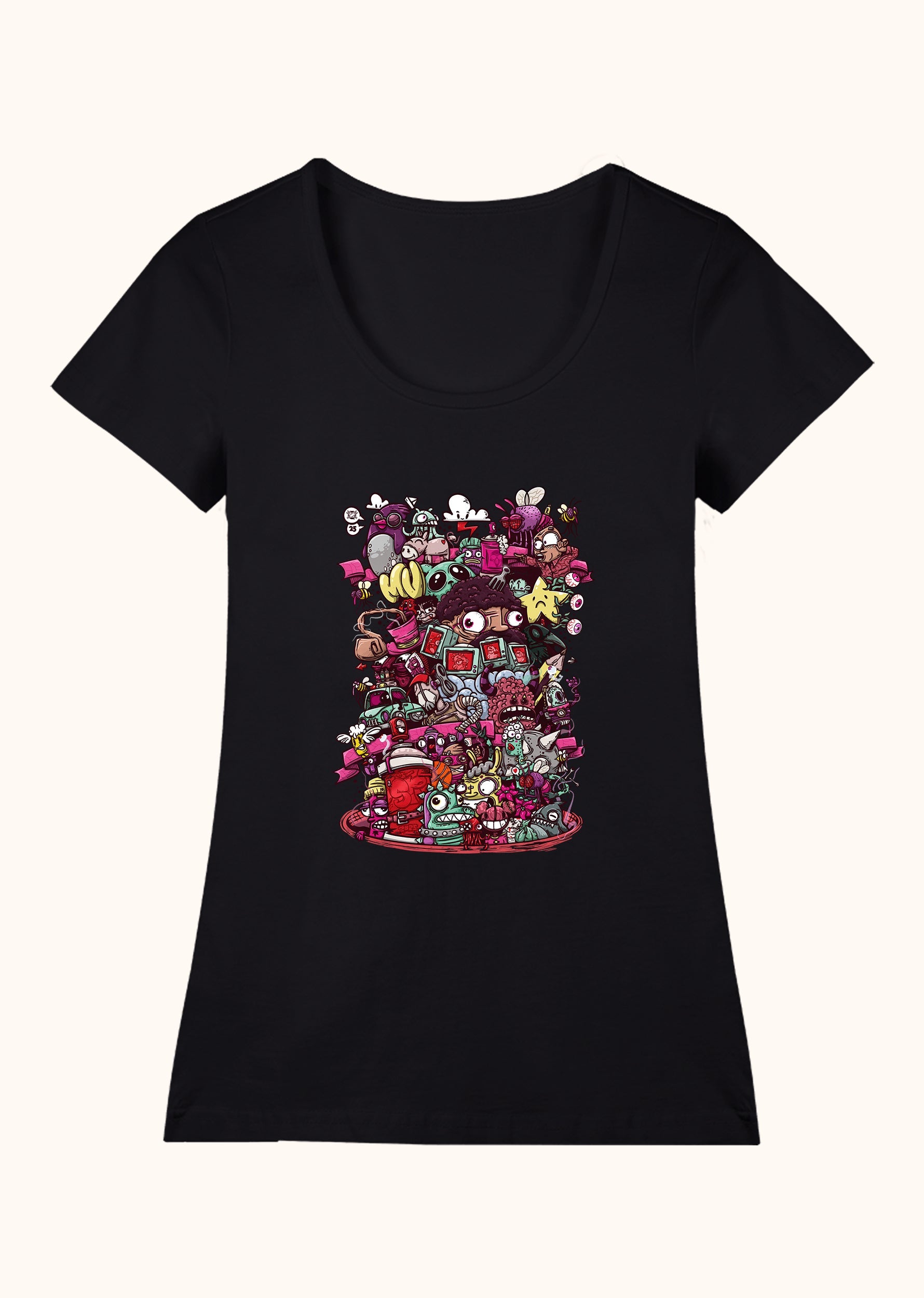 Illustrated Deliriums, Geniş Yaka Tişört