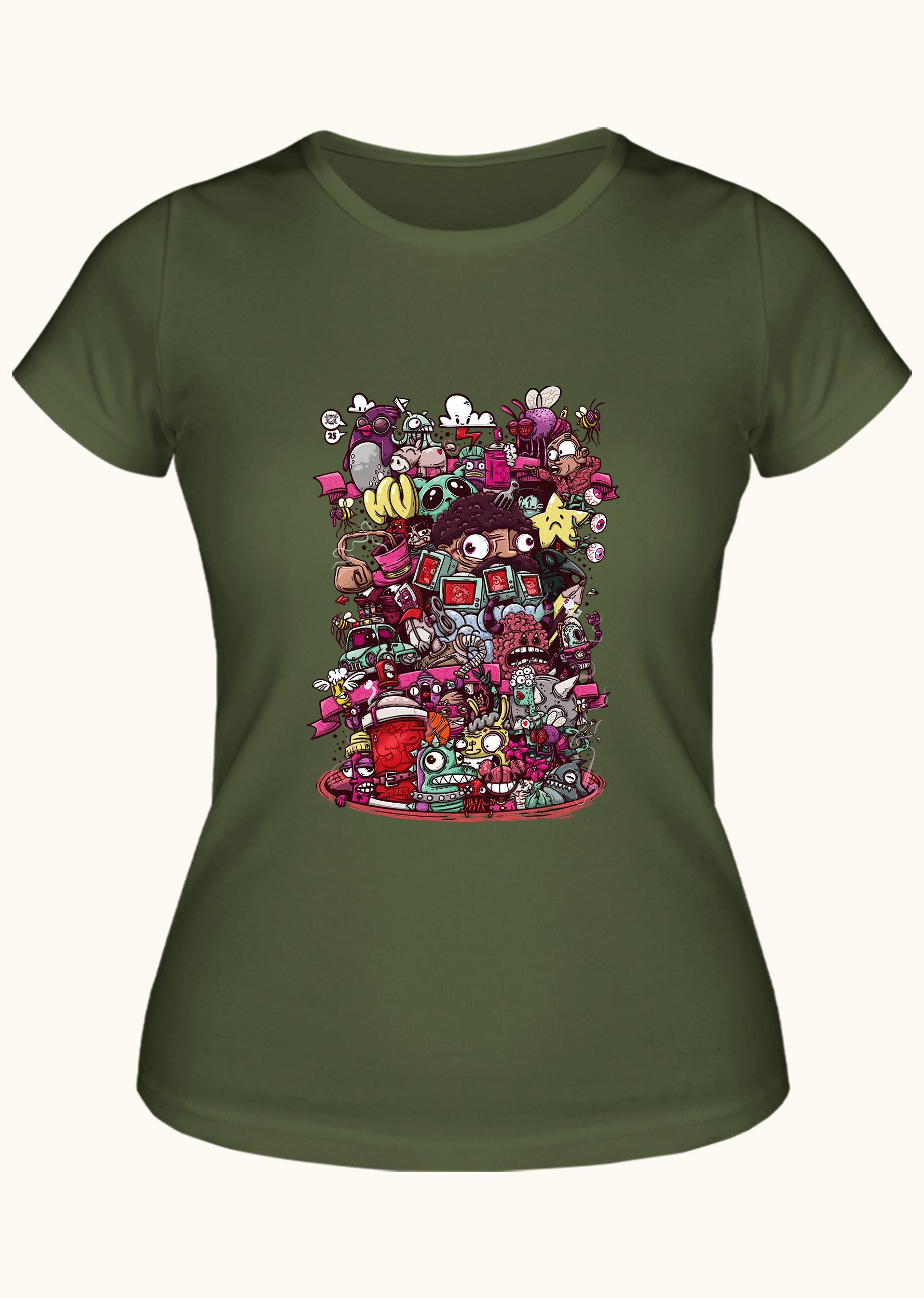 Illustrated Deliriums, Kadın Tişört