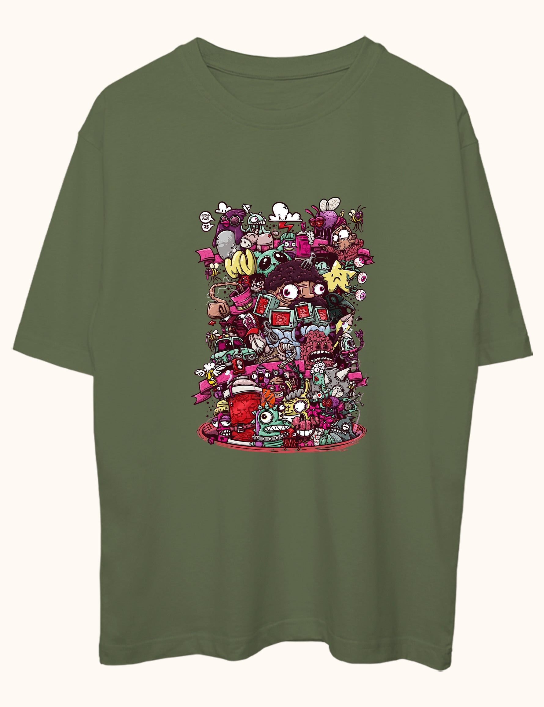 Illustrated Deliriums, Oversize Tişört