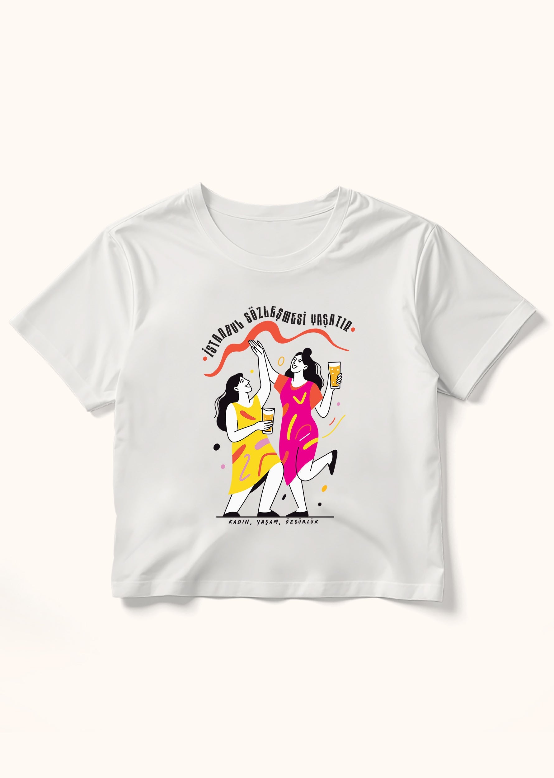 İstanbul Sözleşmesi Yaşatır II, Crop Tişört