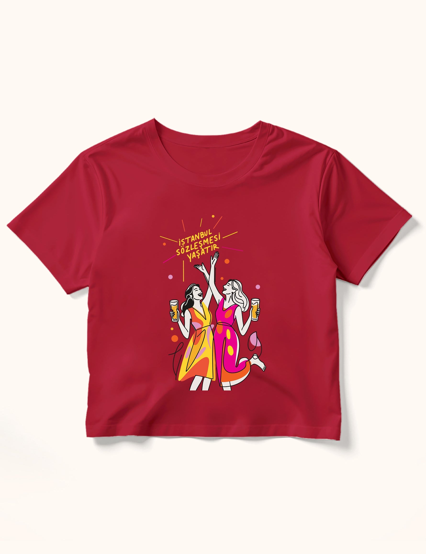 İstanbul Sözleşmesi Yaşatır, Crop Tişört