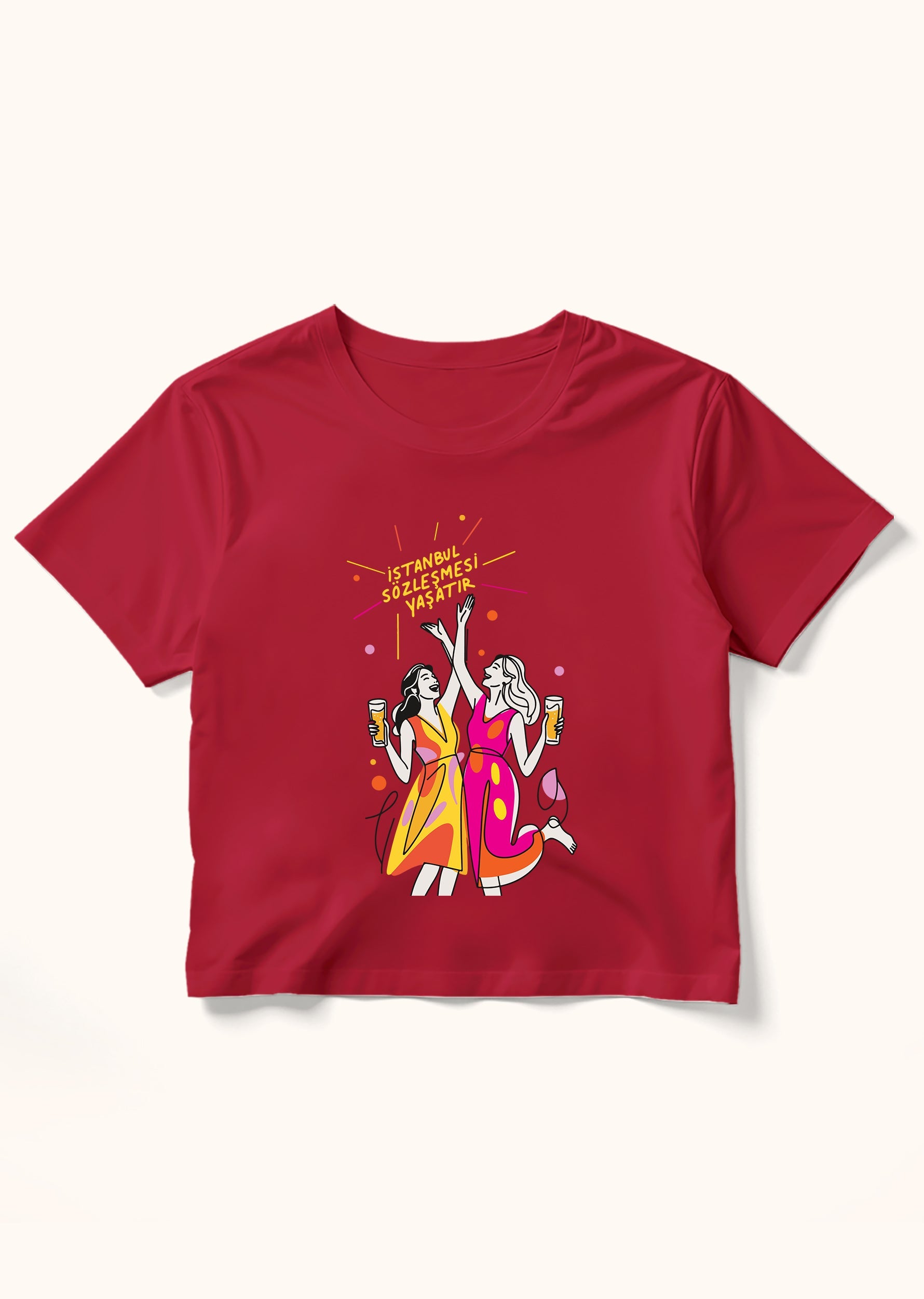 İstanbul Sözleşmesi Yaşatır, Crop Tişört