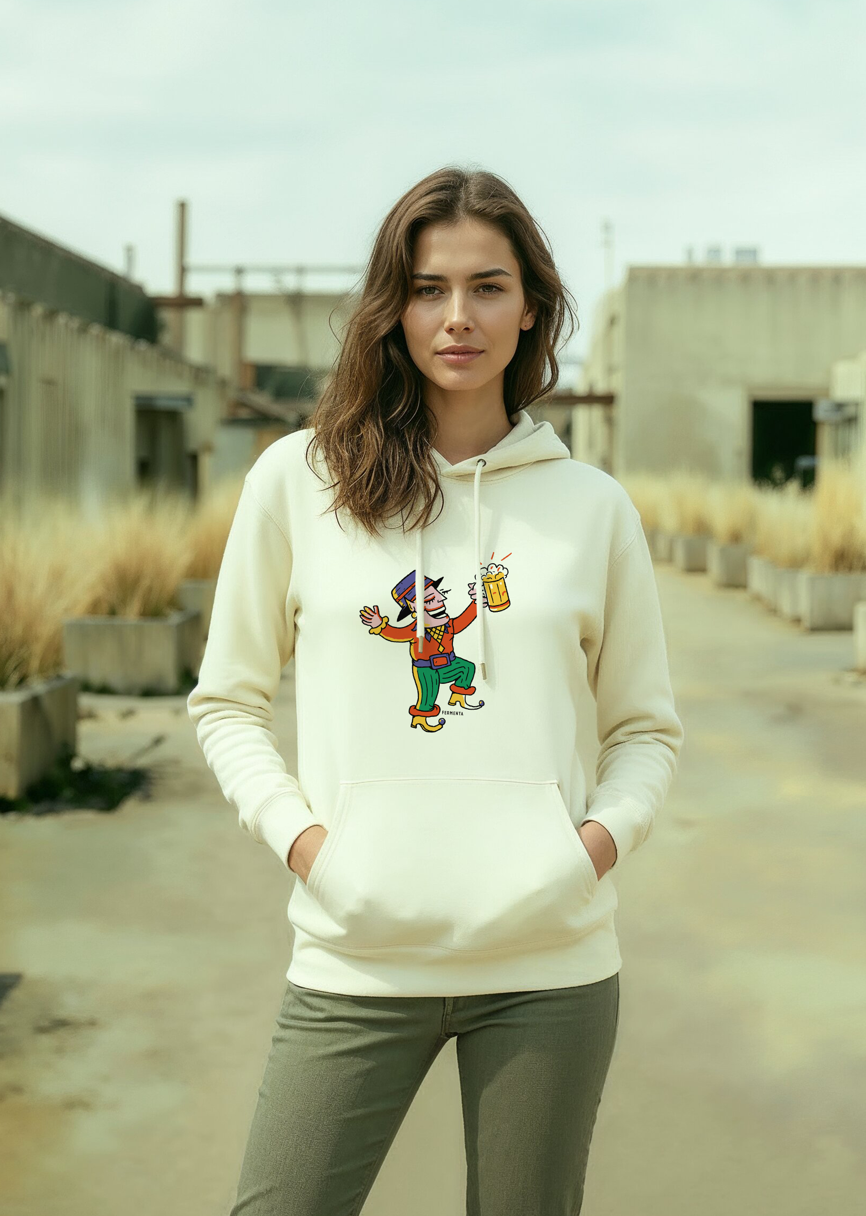 Bize Her Ay October, Oversize Unisex Kapüşonlu Sweatshirt