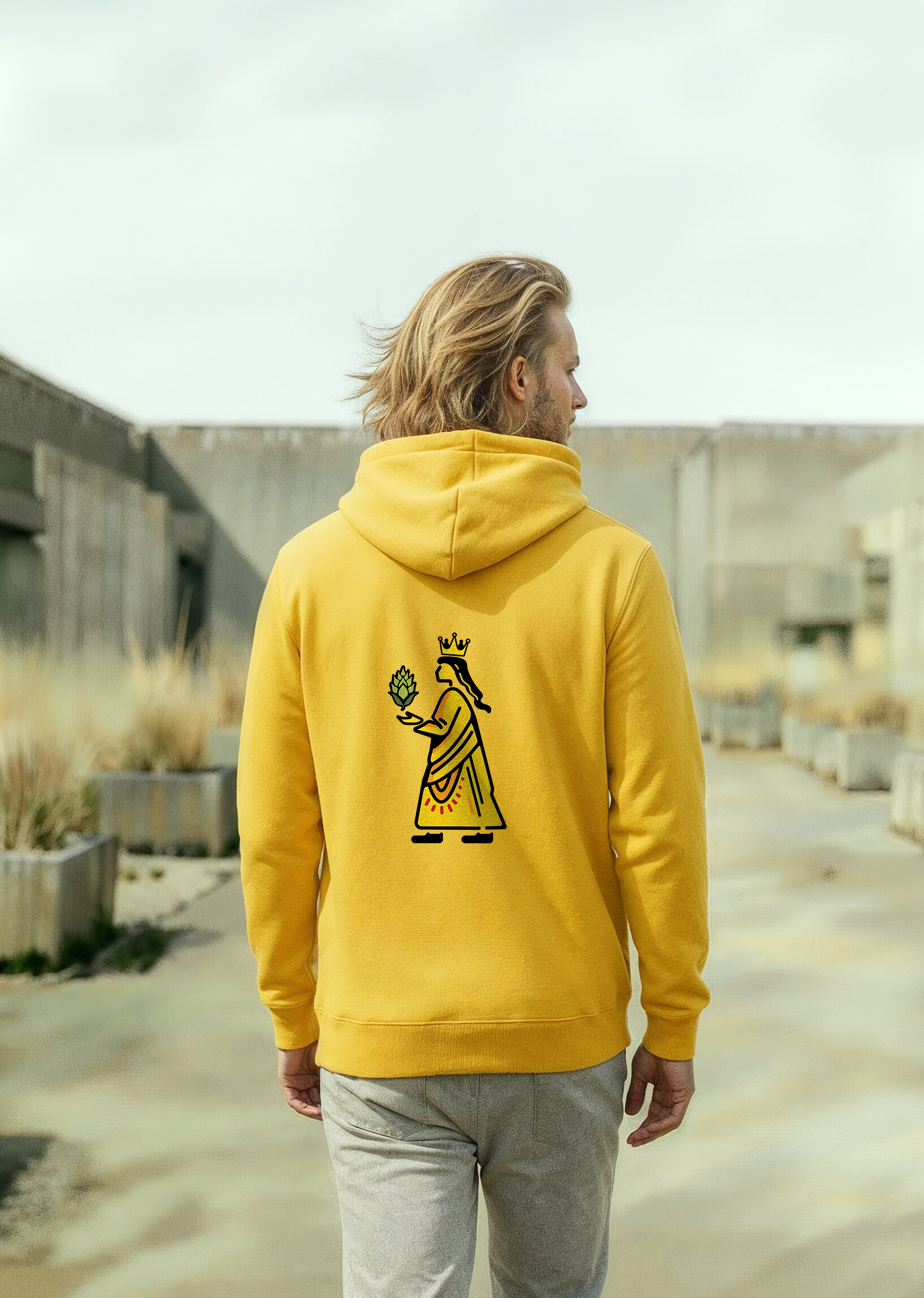 Tenedoslu Zelda, Oversize Unisex Kapüşonlu Sweatshirt