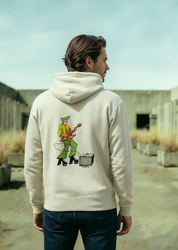 Minty Punky, Oversize Unisex Kapüşonlu Sweatshirt