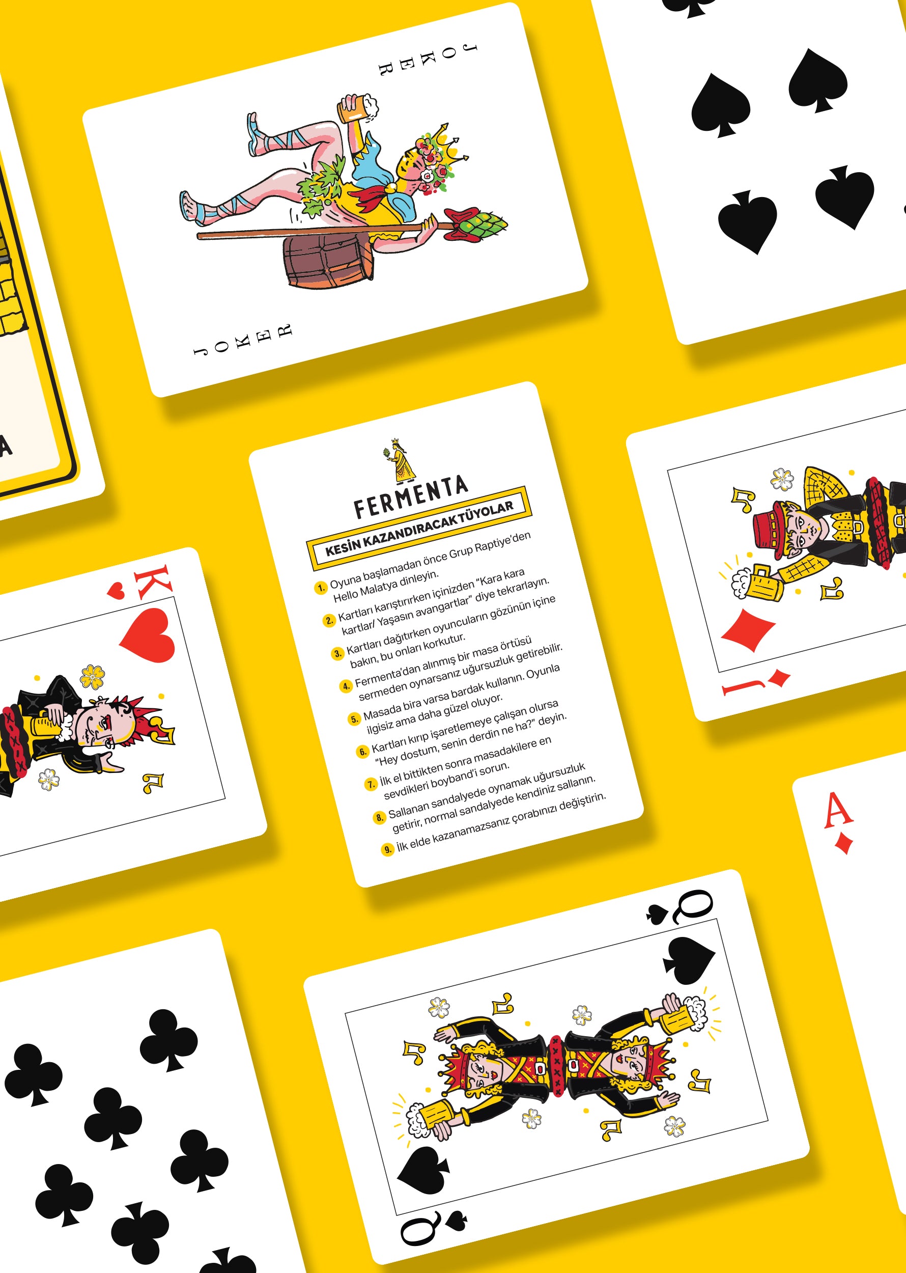 Kazan-Kazan İskambil Kâğıdı, Beyaz