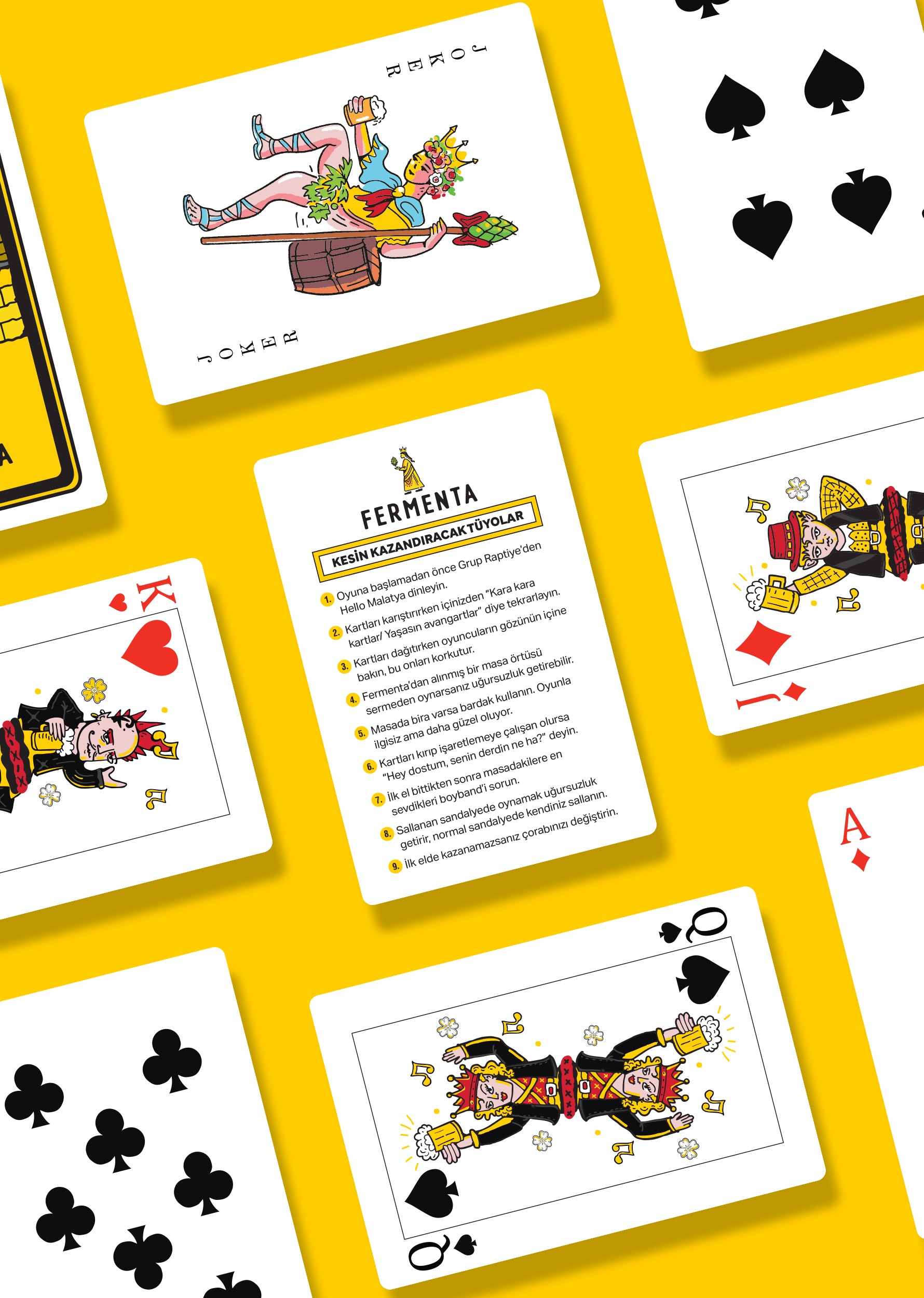 Kazan-Kazan İskambil Kâğıdı, Sarı