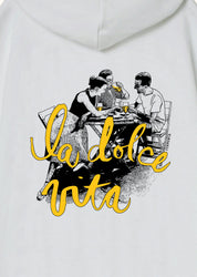La dolce vita, Oversize Unisex Kapüşonlu Sweatshirt