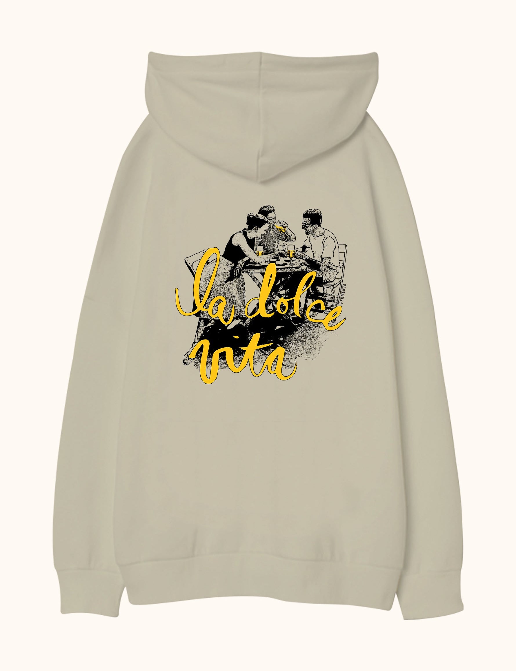 La dolce vita, Oversize Unisex Kapüşonlu Sweatshirt