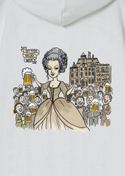 Let them drink beer, Oversize Unisex Kapüşonlu Sweatshirt