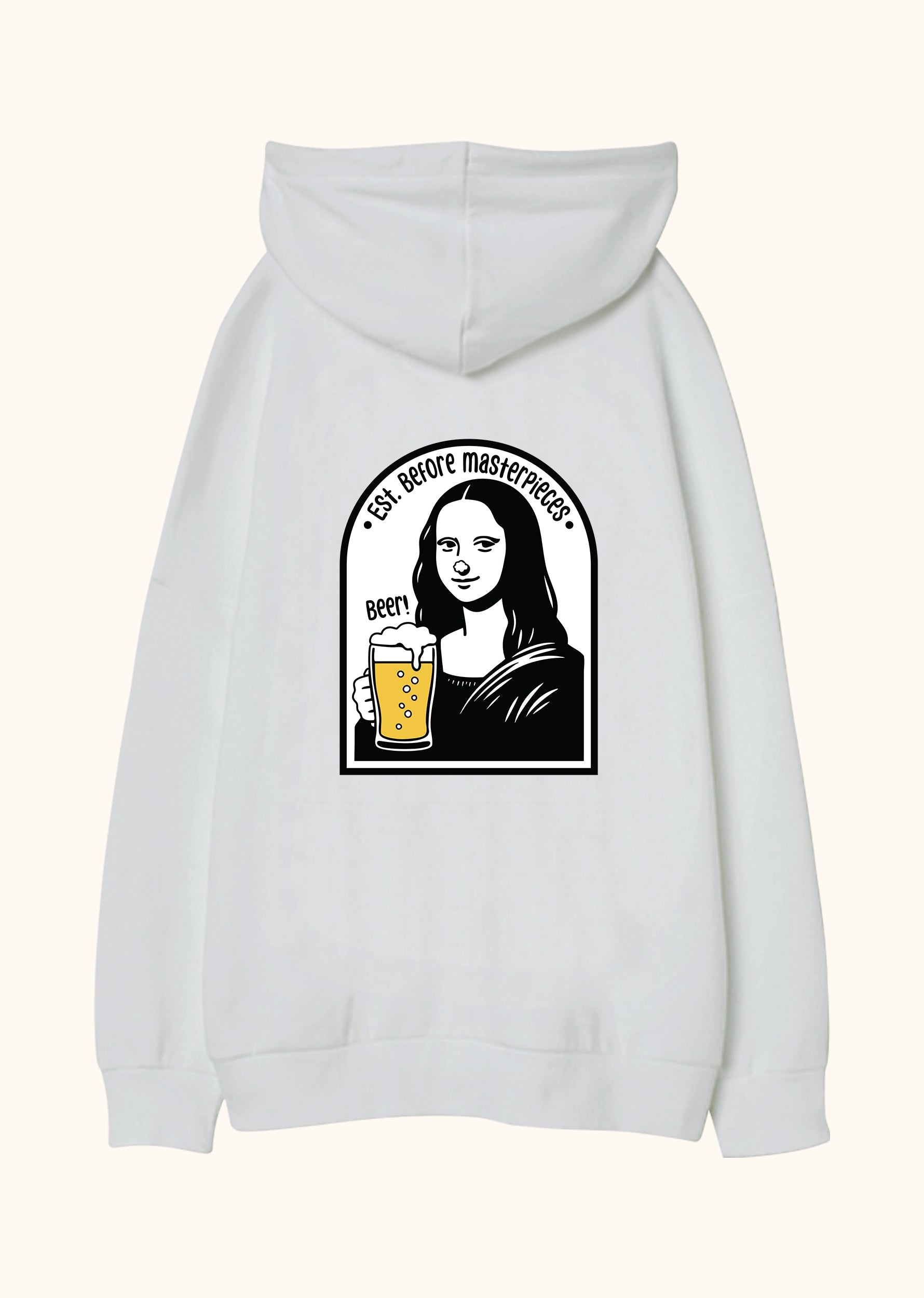 Masterpiece, Oversize Unisex Kapüşonlu Sweatshirt