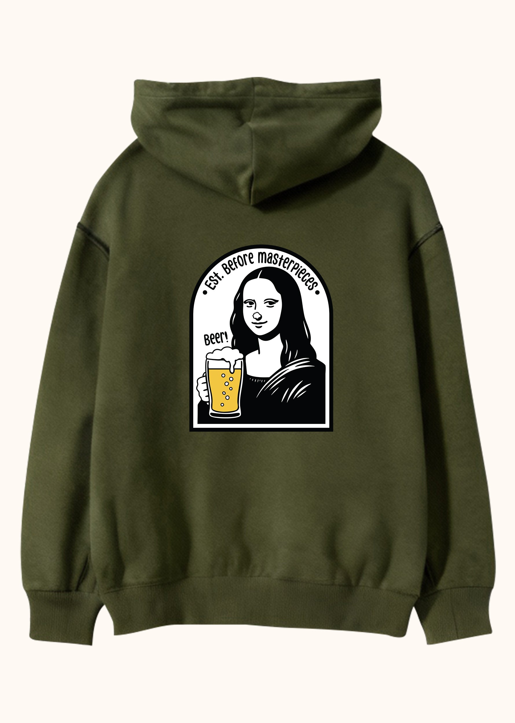 Masterpiece, Oversize Unisex Kapüşonlu Sweatshirt