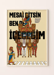 Mesai bitsin, ben de içeceğim, Poster