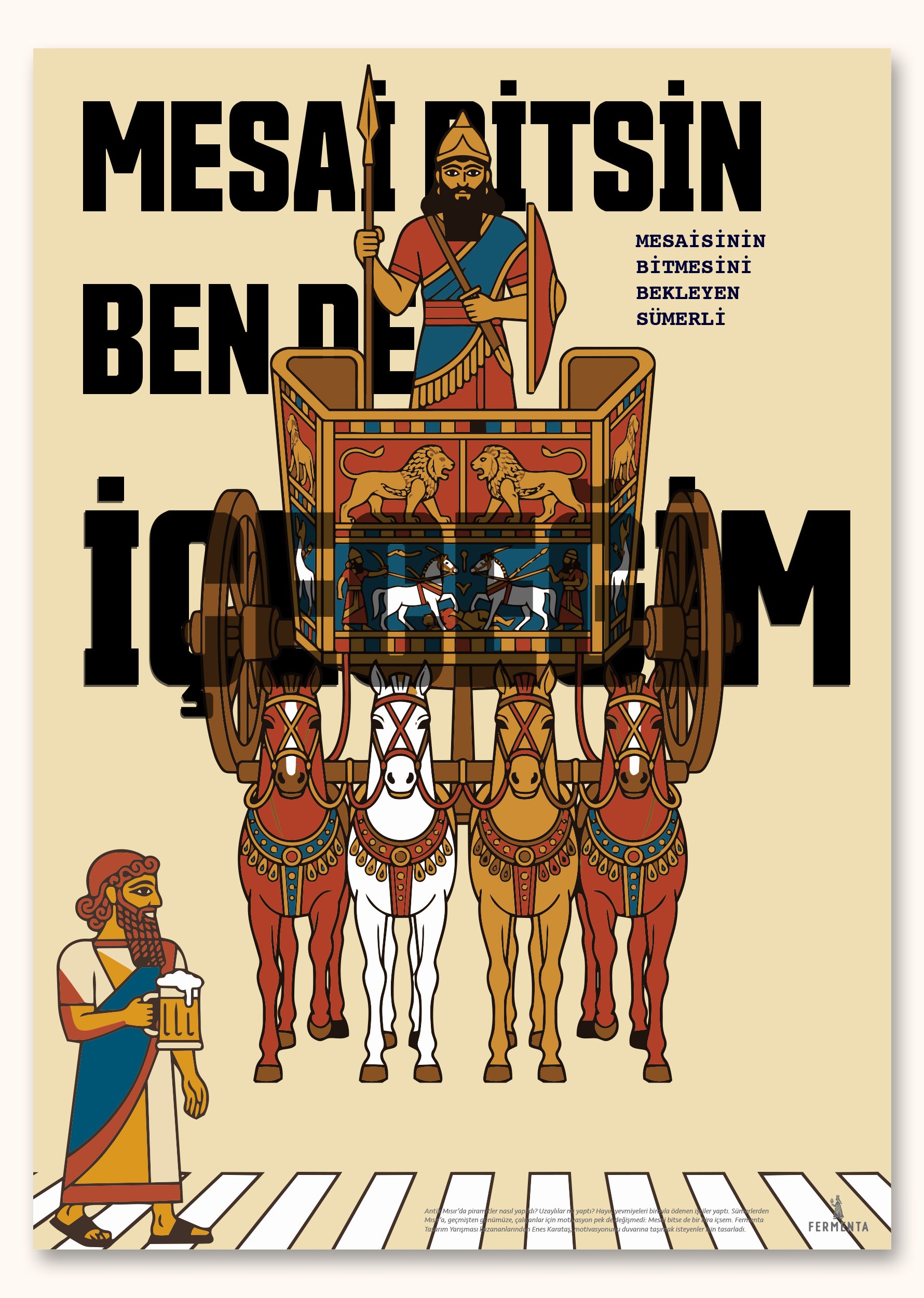Mesai bitsin, ben de içeceğim, Poster