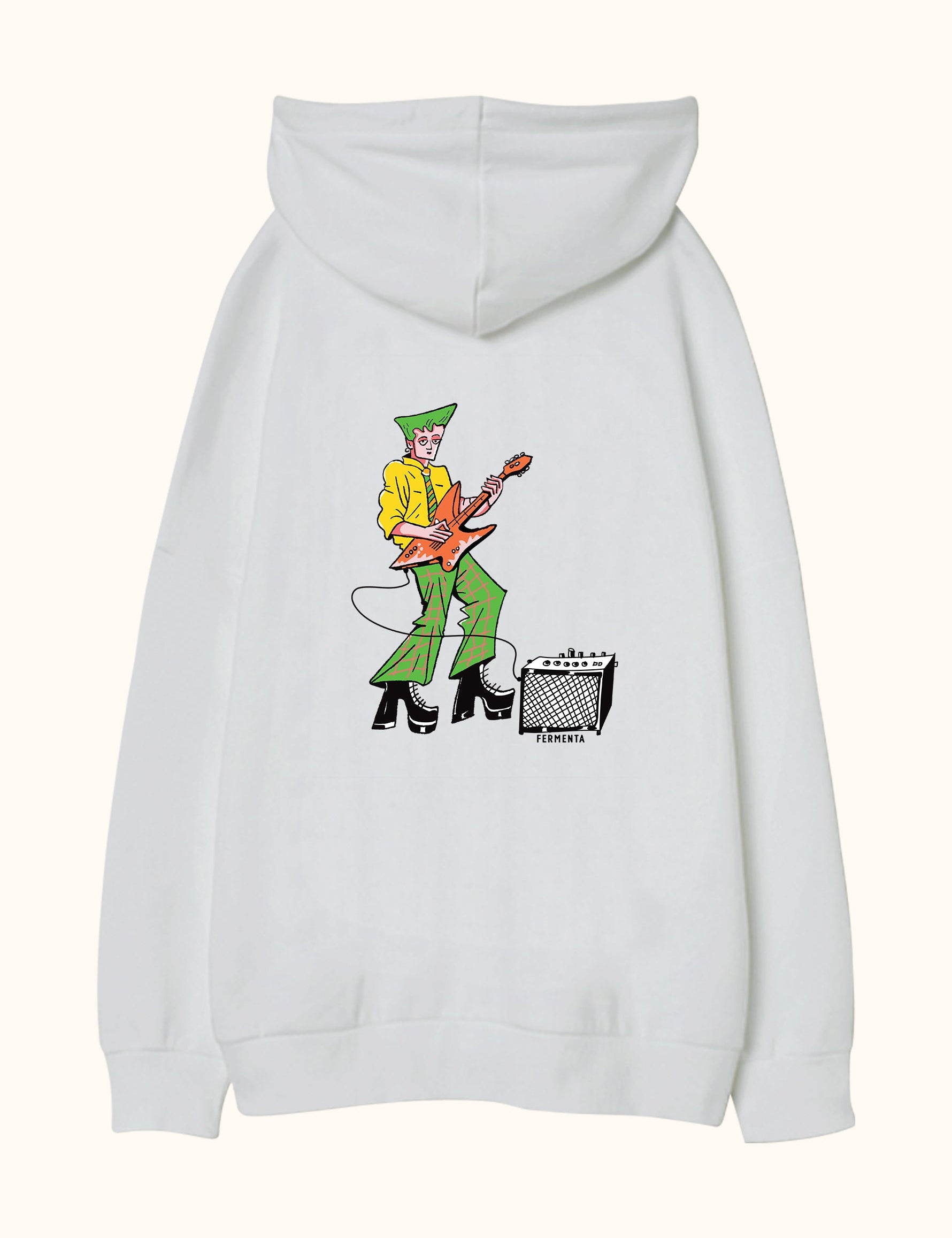 Minty Punky, Oversize Unisex Kapüşonlu Sweatshirt
