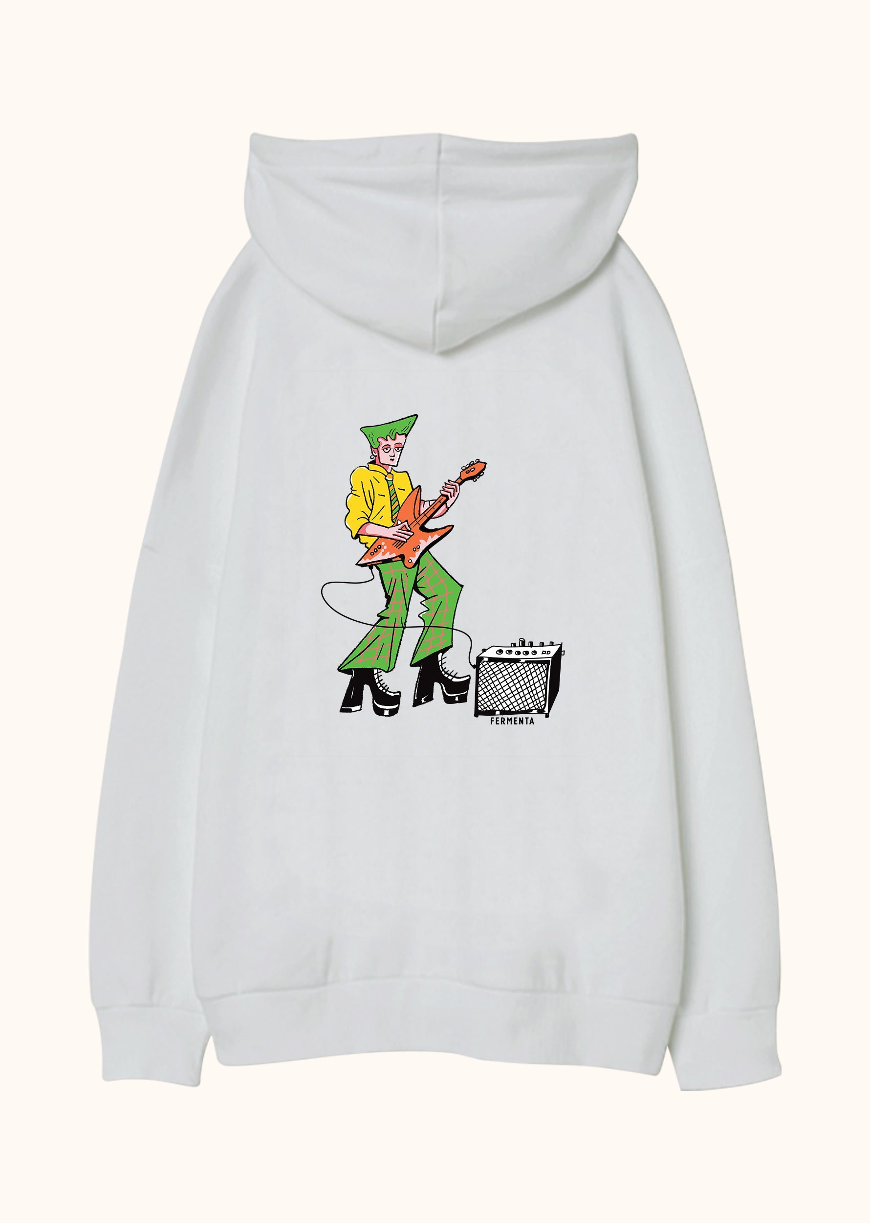 Minty Punky, Oversize Unisex Kapüşonlu Sweatshirt