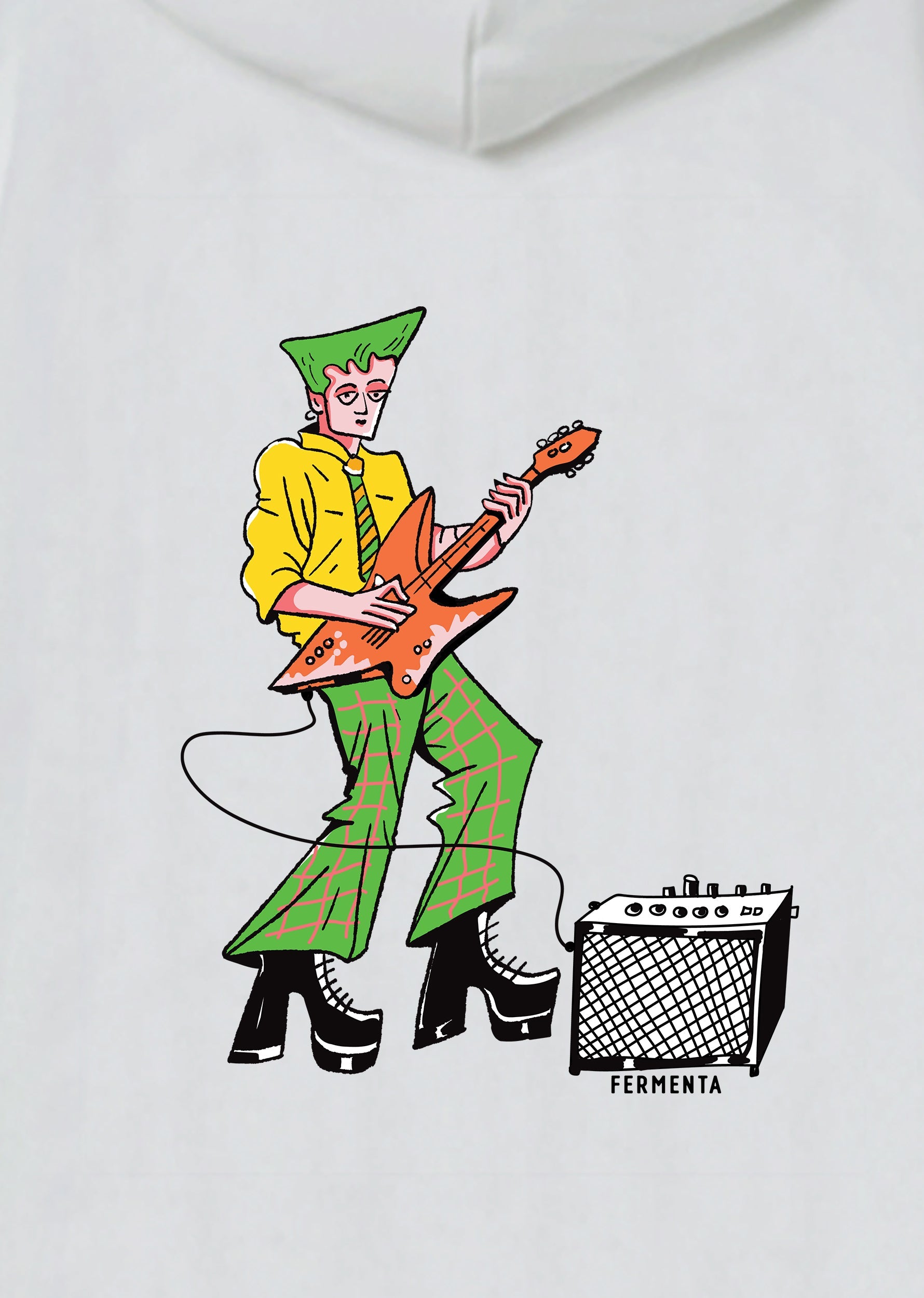 Minty Punky, Oversize Unisex Kapüşonlu Sweatshirt