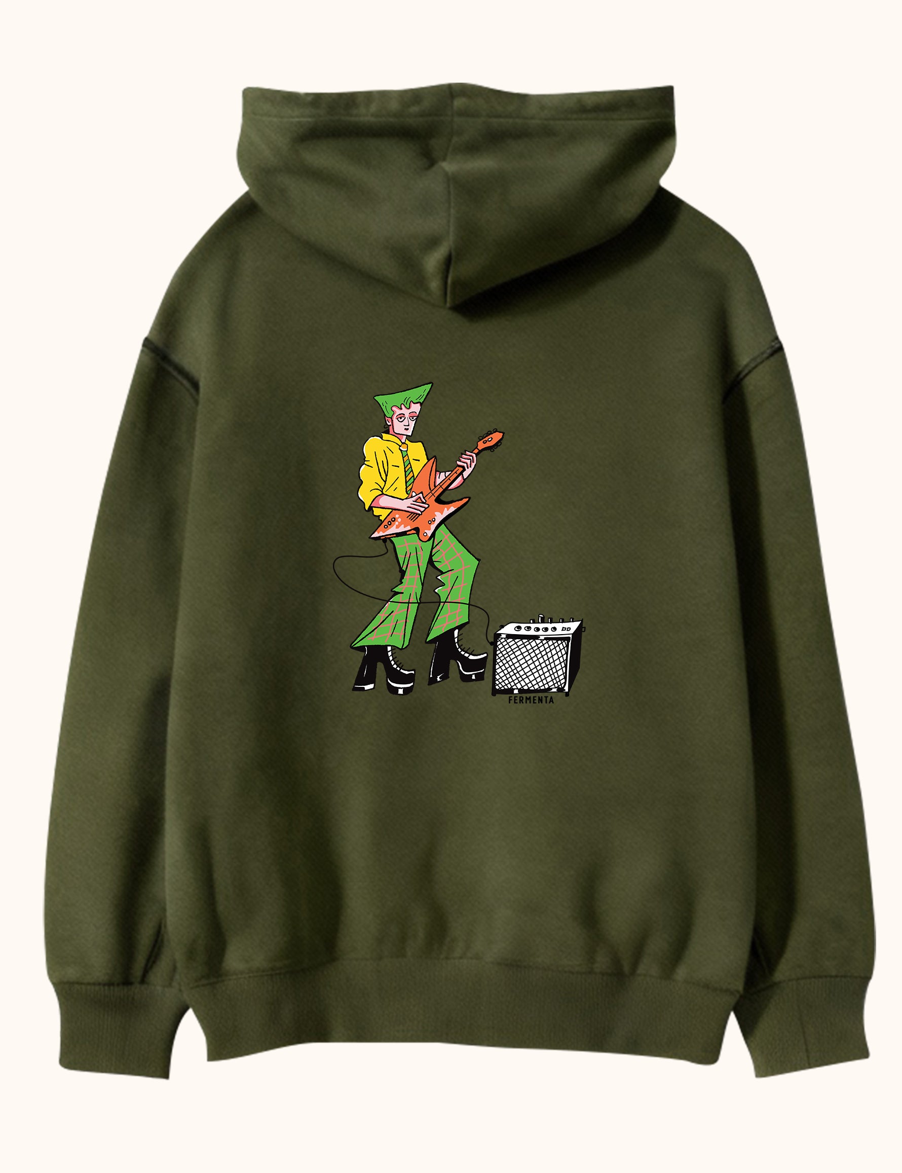 Minty Punky, Oversize Unisex Kapüşonlu Sweatshirt