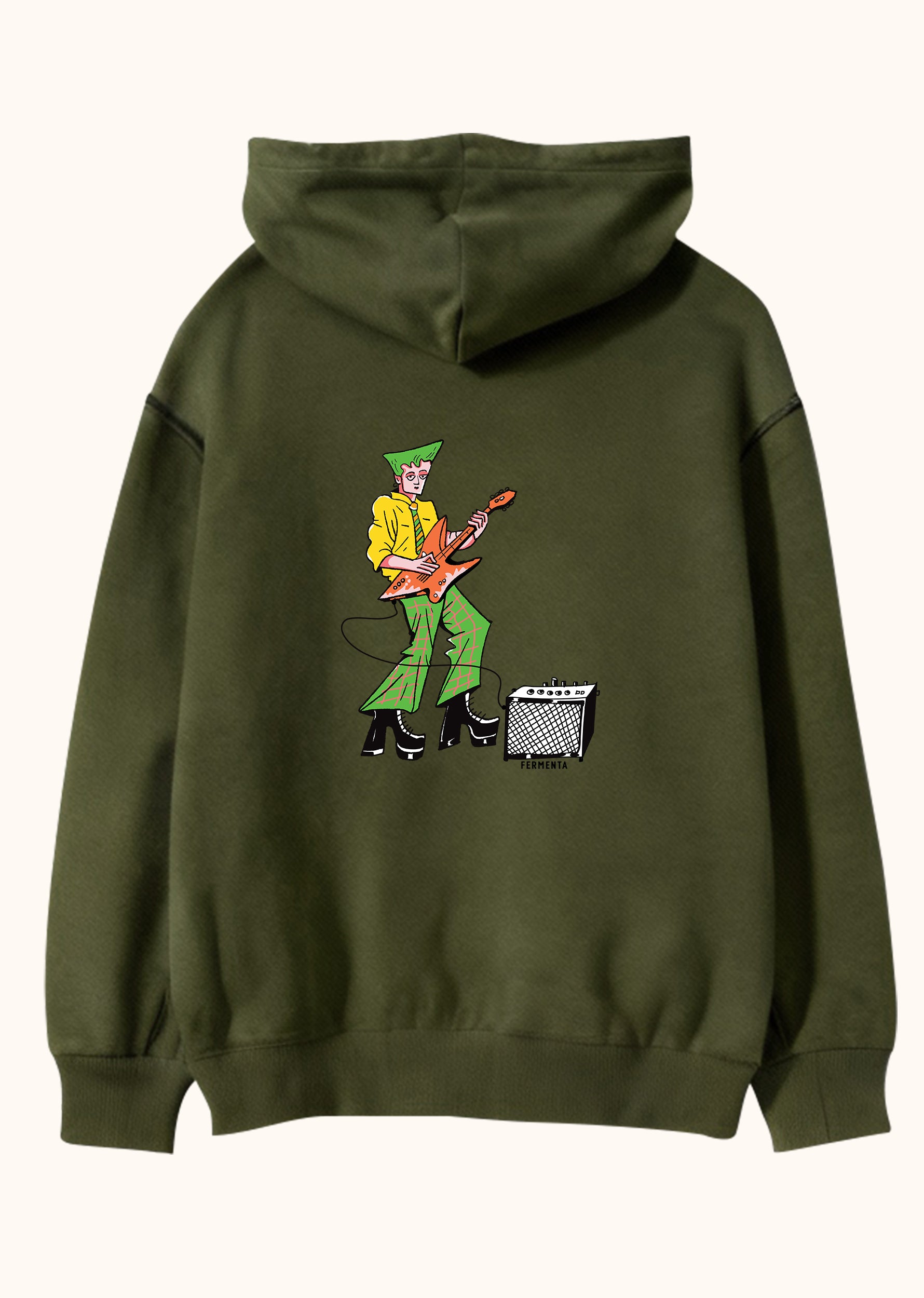 Minty Punky, Oversize Unisex Kapüşonlu Sweatshirt