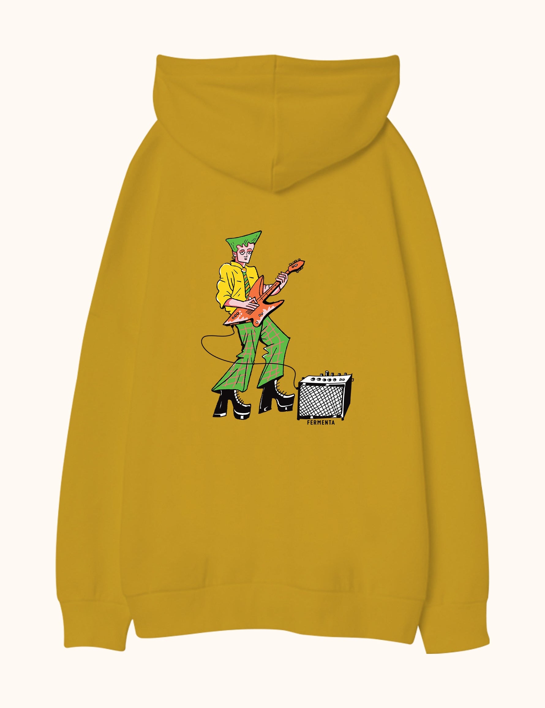 Minty Punky, Oversize Unisex Kapüşonlu Sweatshirt