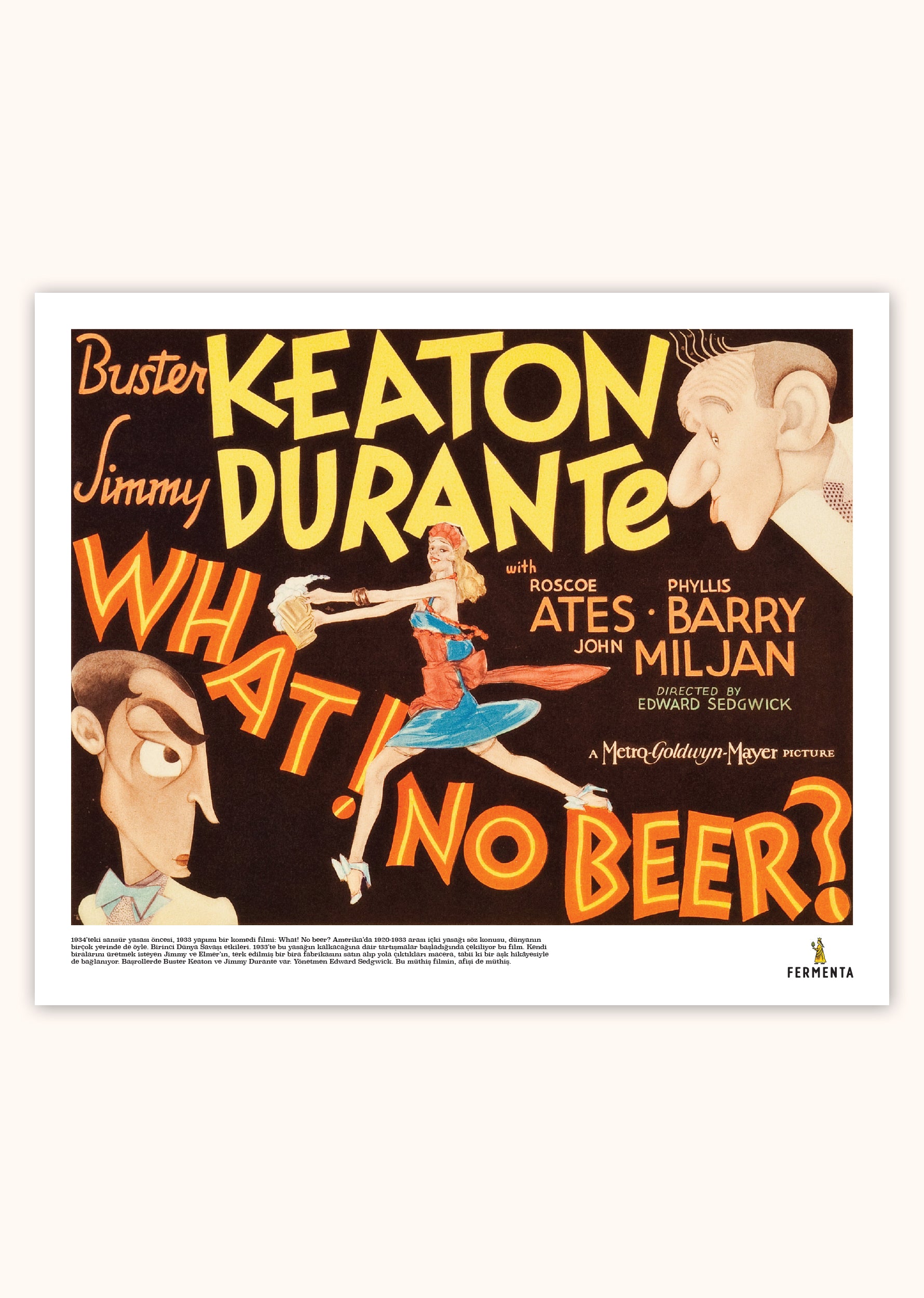 Ne! Bira yok mu?, Poster