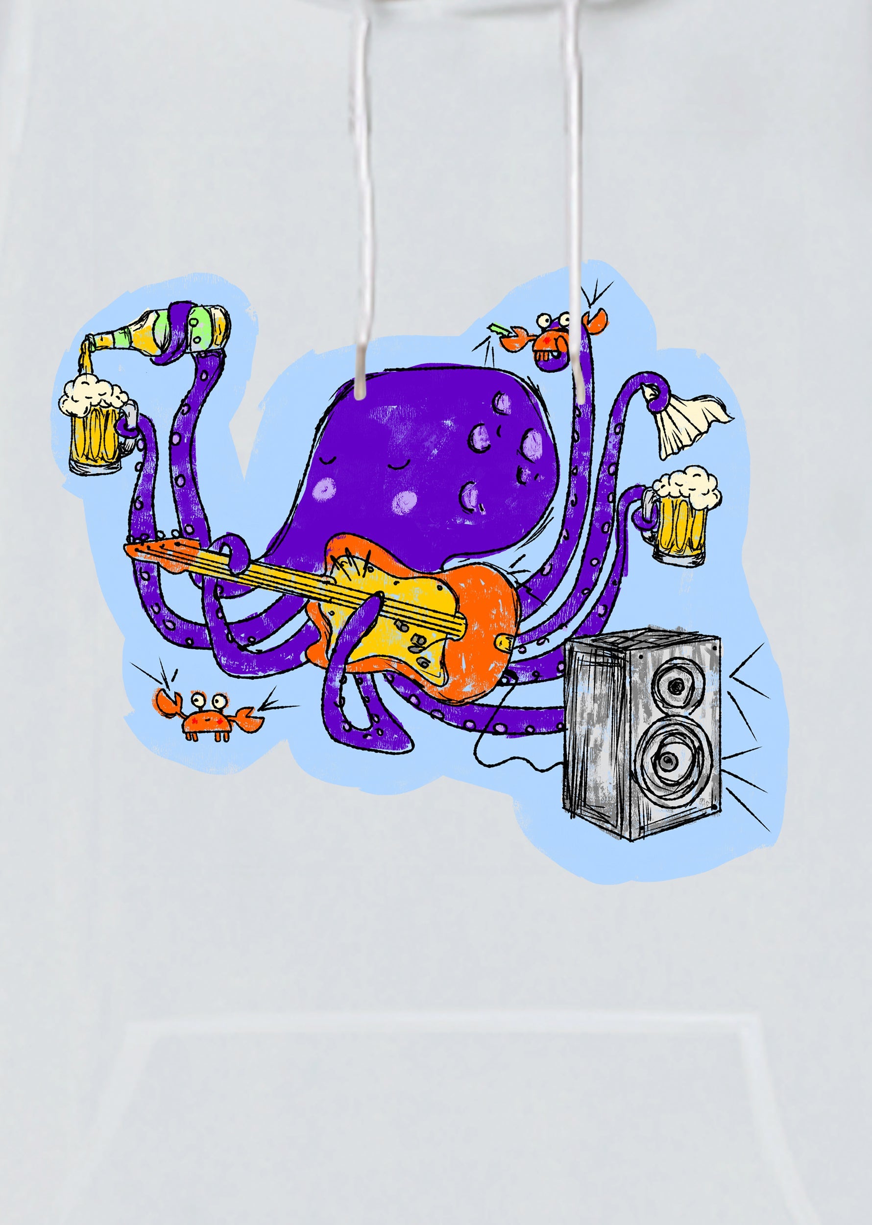 On Parmağında On Marifet, Oversize Unisex Kapüşonlu Sweatshirt