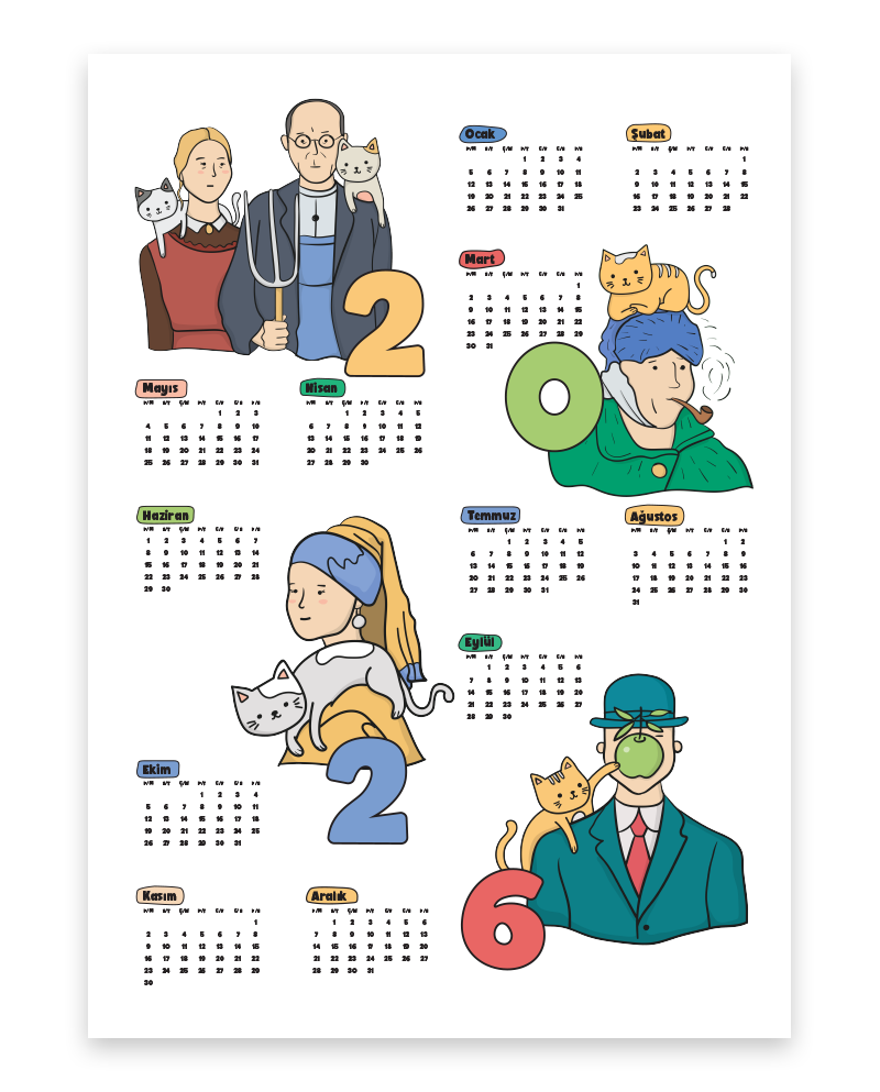 Sanat Miyavdır 2026 Takvimi, Poster