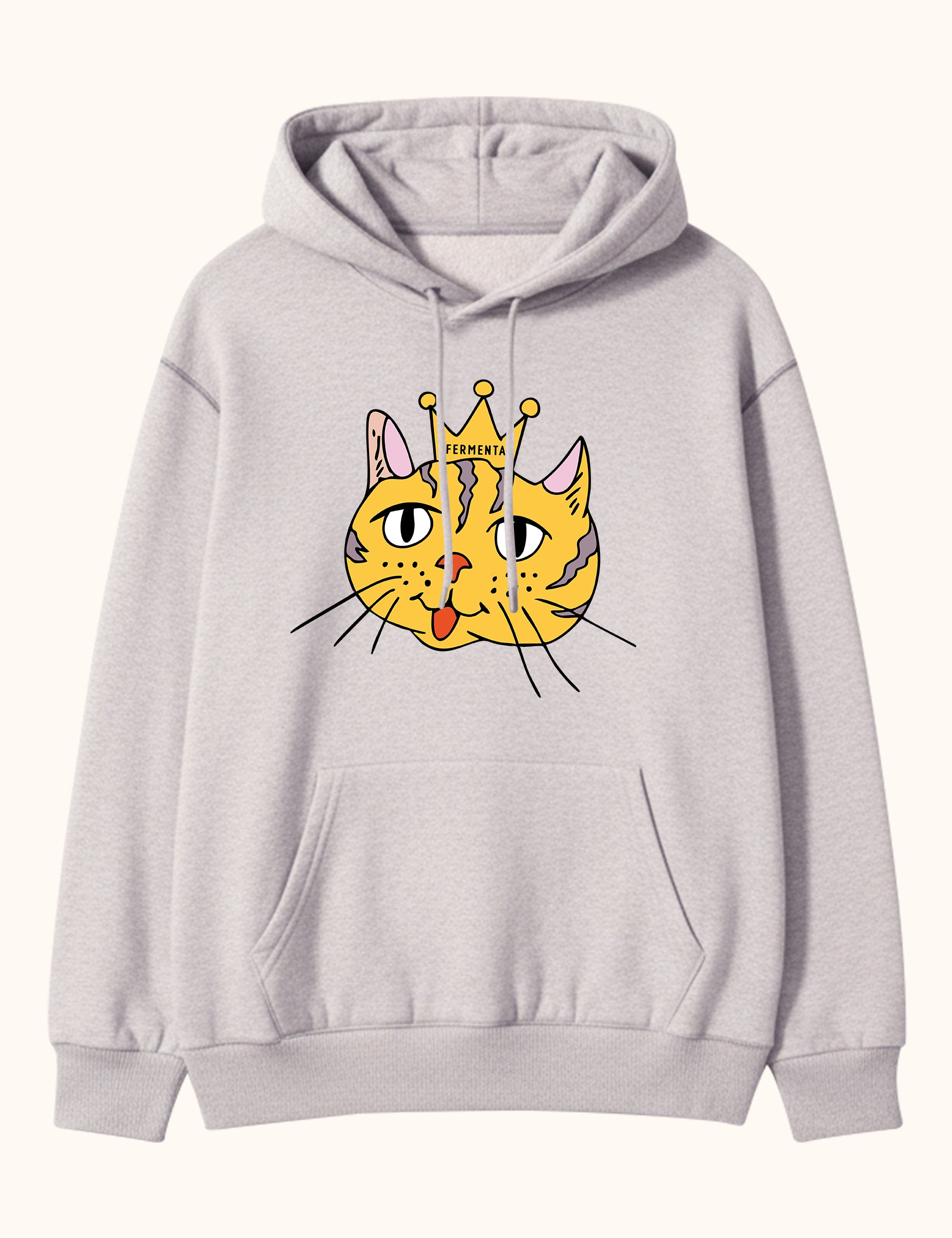 Rule n’ Purr, Oversize Unisex Kapüşonlu Sweatshirt