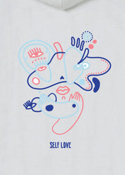 Self Love, Oversize Unisex Kapüşonlu Sweatshirt