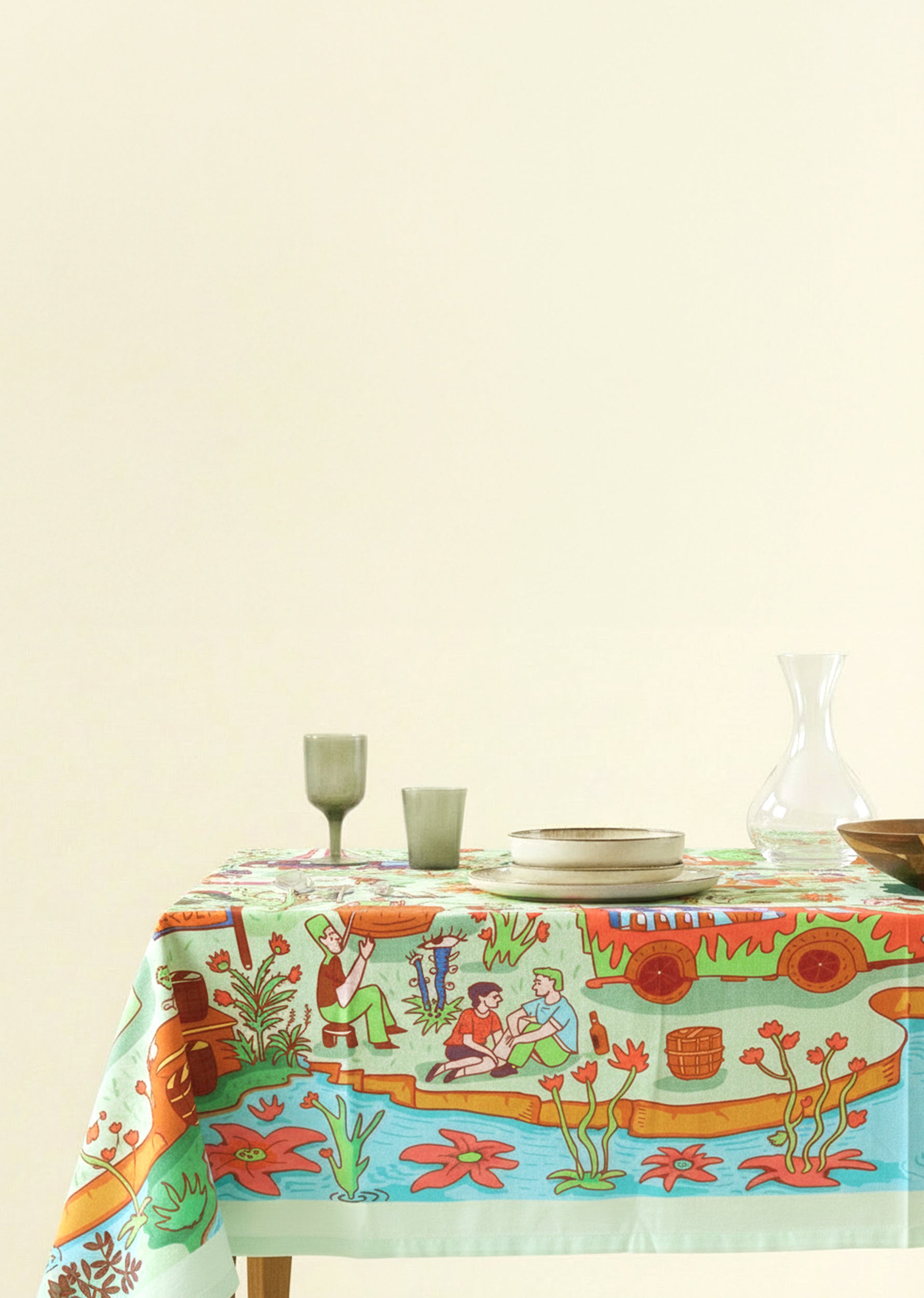 Şerbetçiotu Panayırı, Masa Örtüsü (165x220)