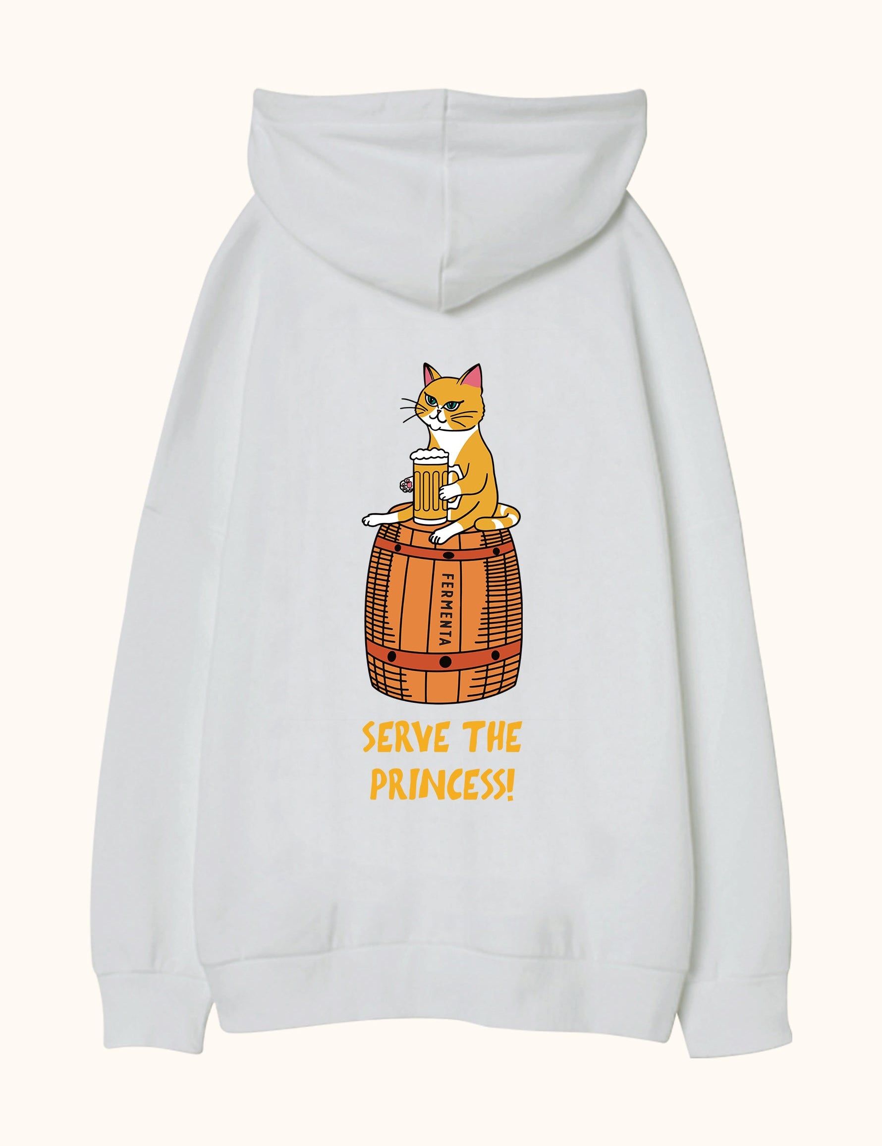 Serve the Princess, Oversize Unisex Kapüşonlu Sweatshirt